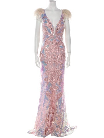 Portia & Scarlett Dresses Patterned Long Dress XL