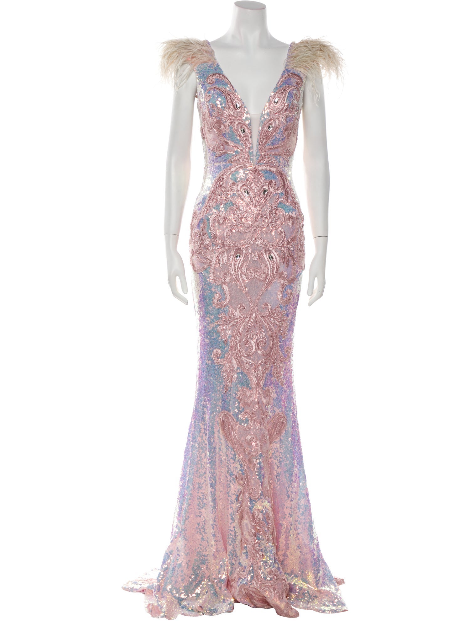 Portia & Scarlett Lace Pattern Long Dress w/ Tags