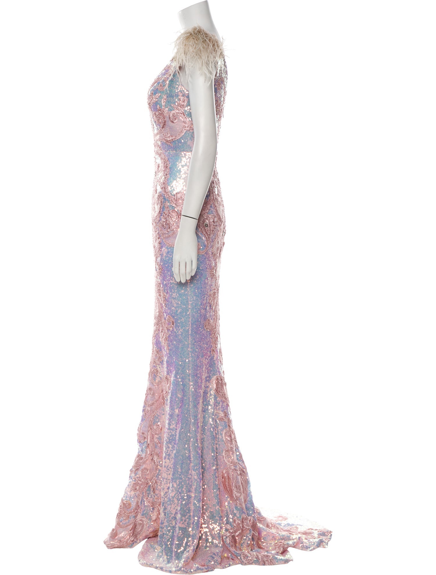 Portia & Scarlett Lace Pattern Long Dress w/ Tags