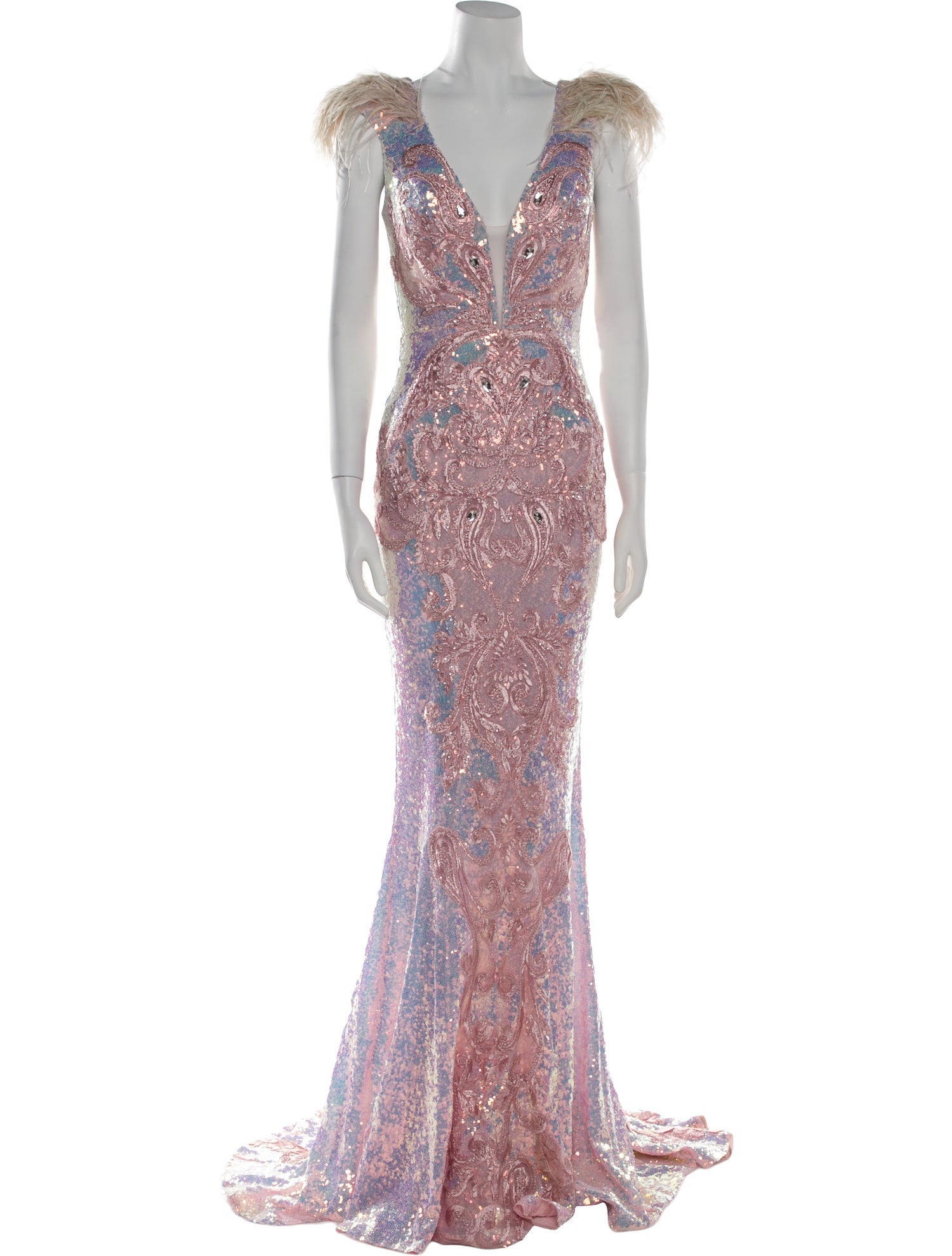 Portia & Scarlett Lace Pattern Long Dress w/ Tags