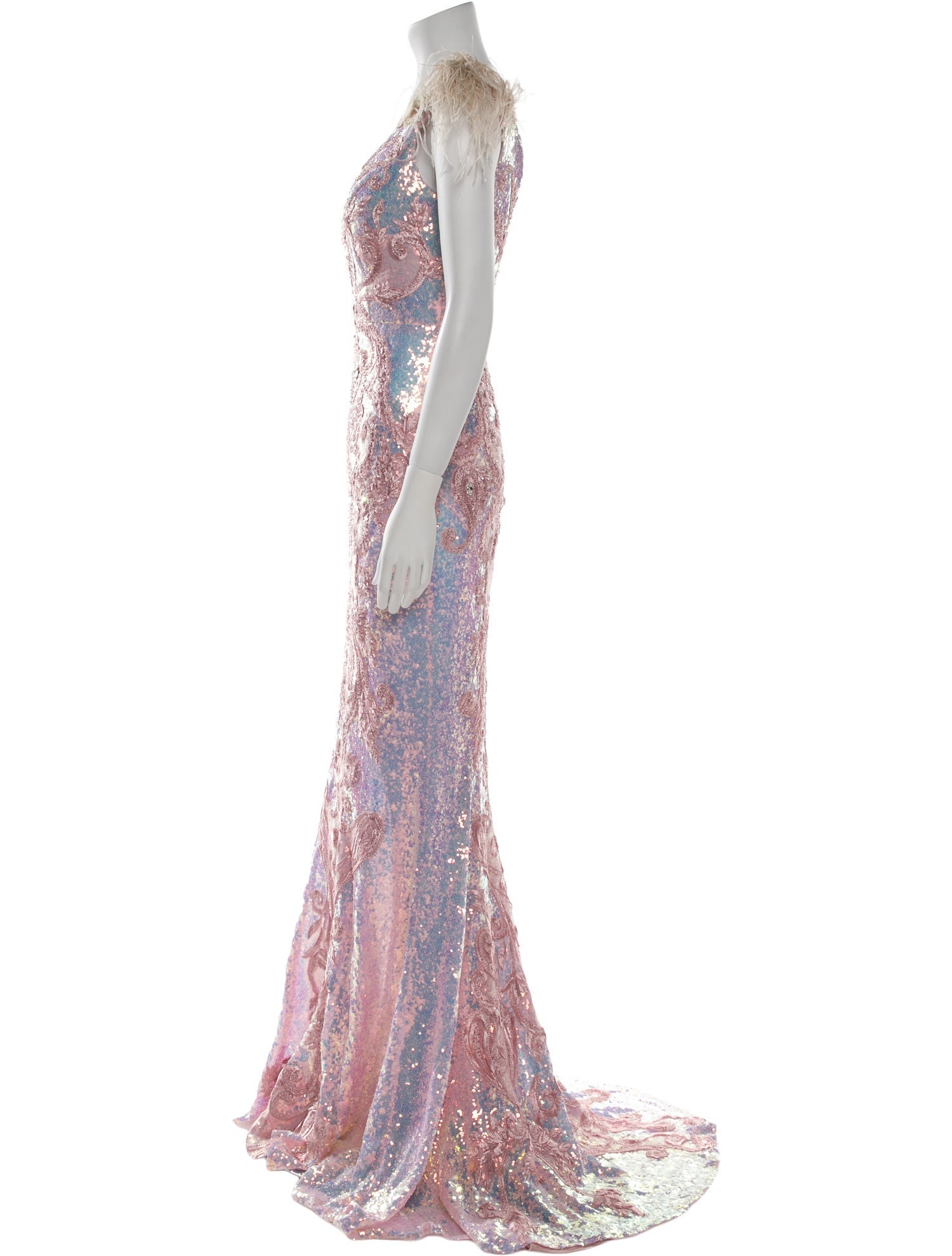 Portia & Scarlett Lace Pattern Long Dress w/ Tags