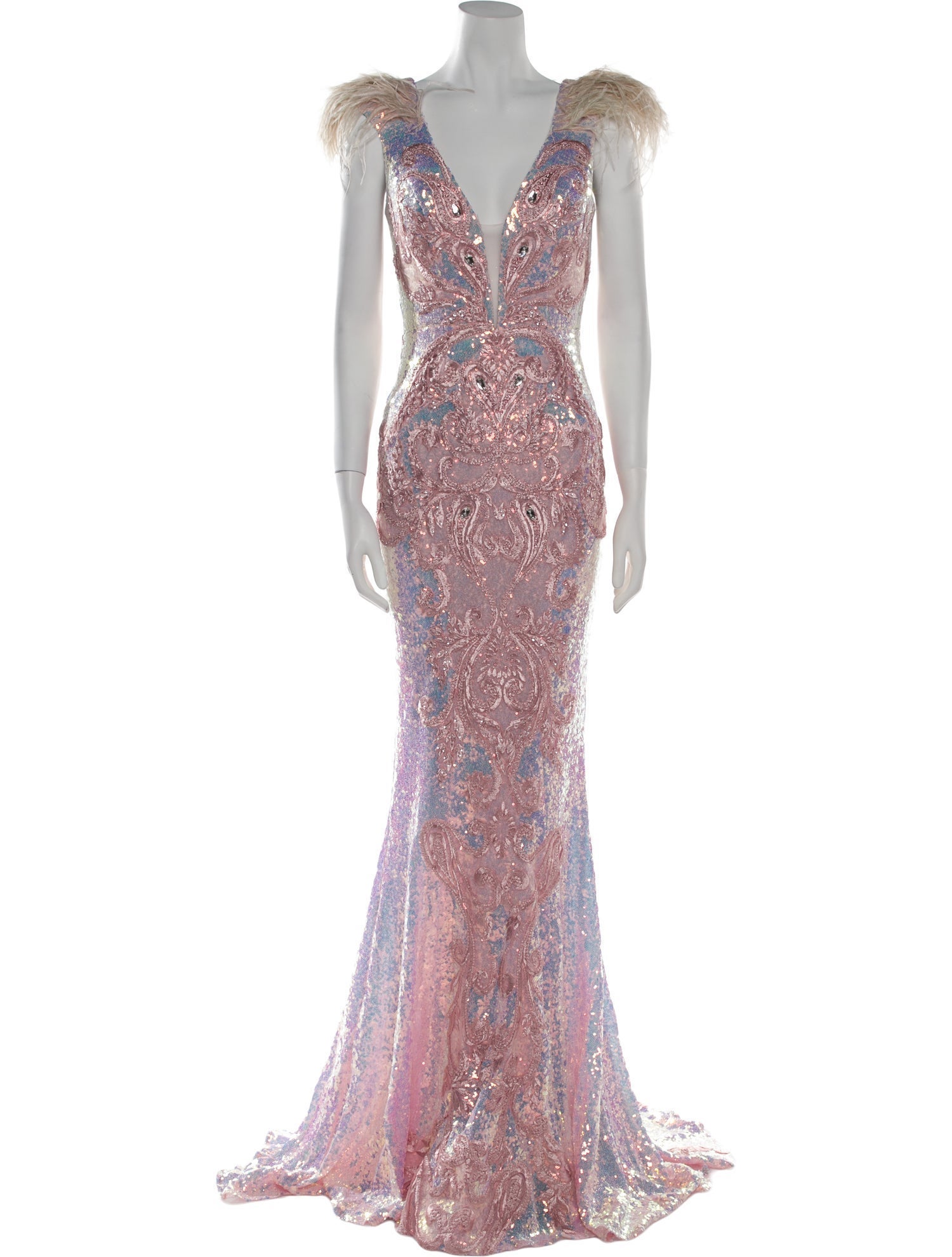 Portia & Scarlett Lace Pattern Long Dress w/ Tags