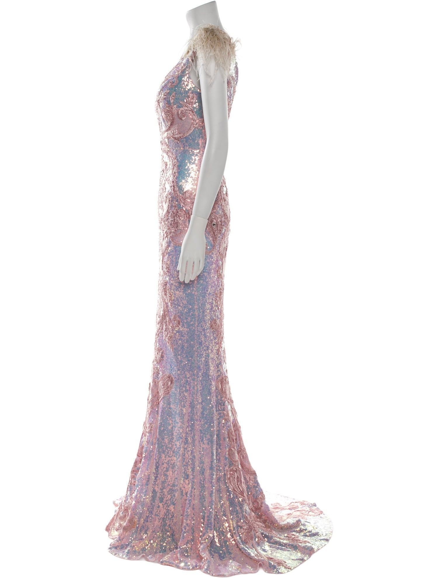 Portia & Scarlett Lace Pattern Long Dress w/ Tags