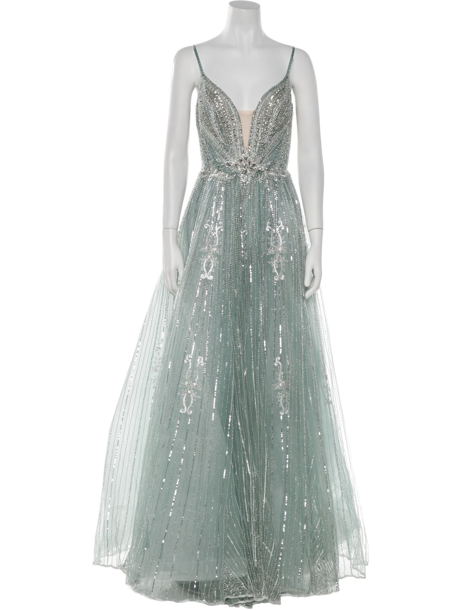 Portia & Scarlett V-Neck Long Dress w/ Tags