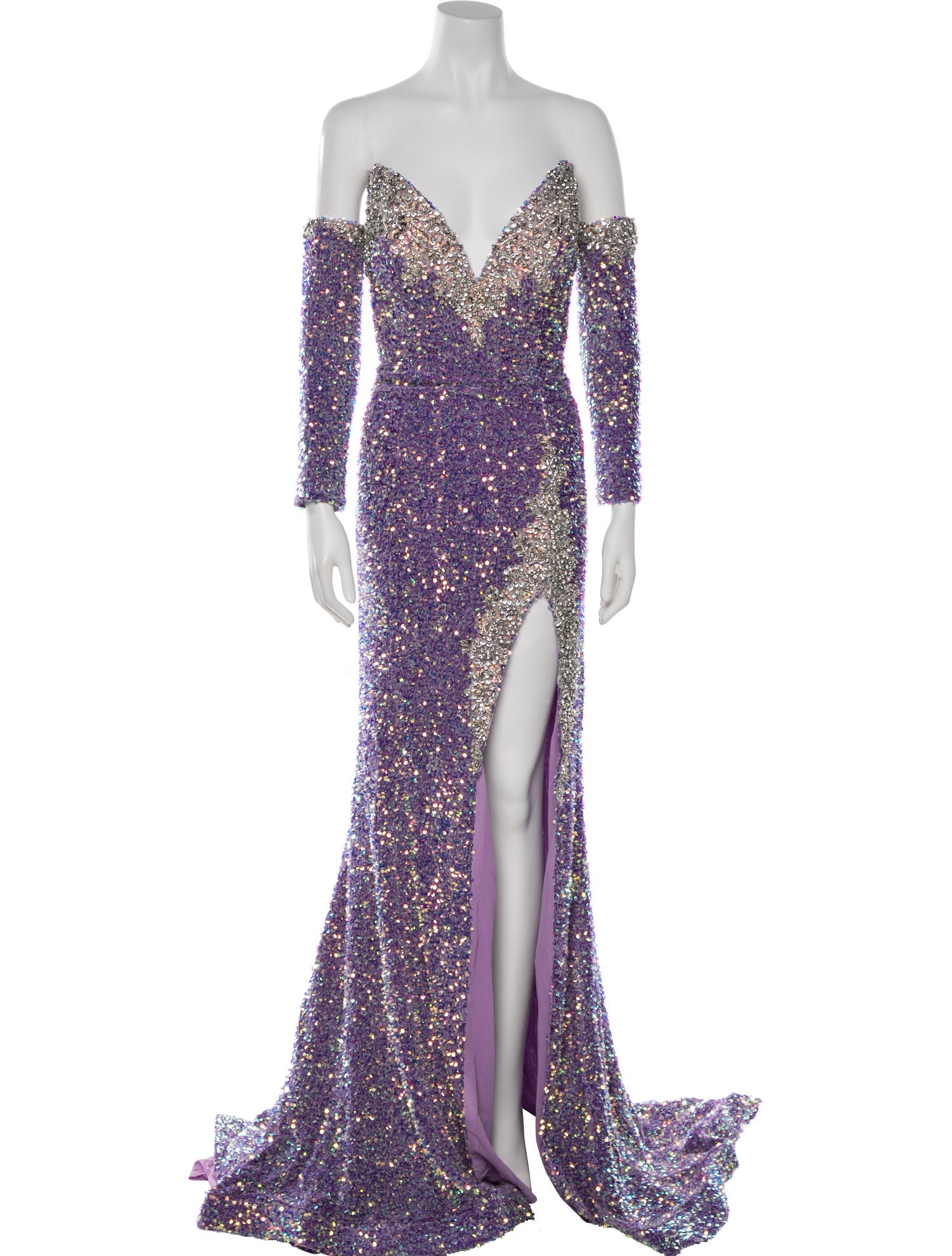 Portia & Scarlett V-Neck Long Dress w/ Tags