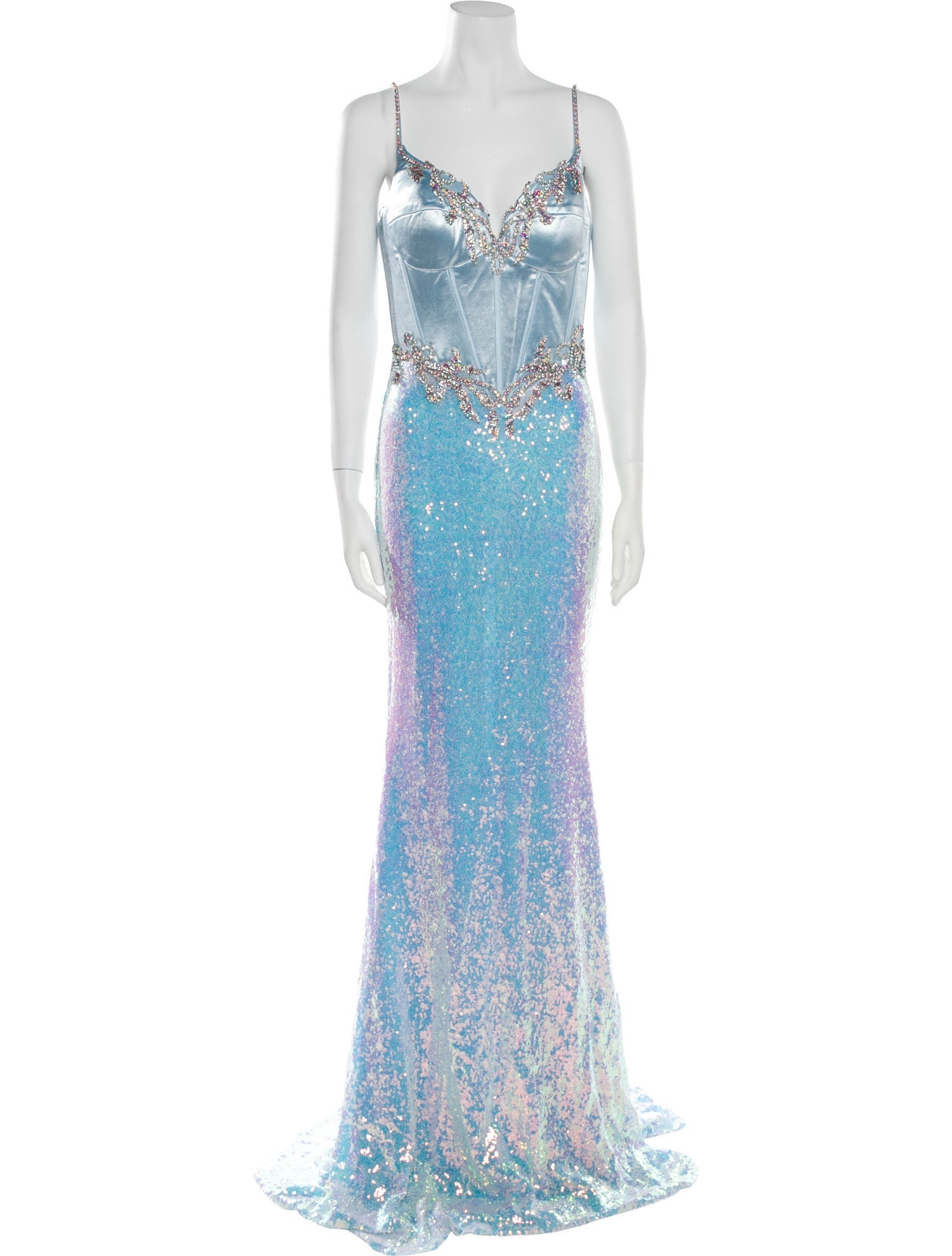 Portia & Scarlett Printed Long Dress w/ Tags