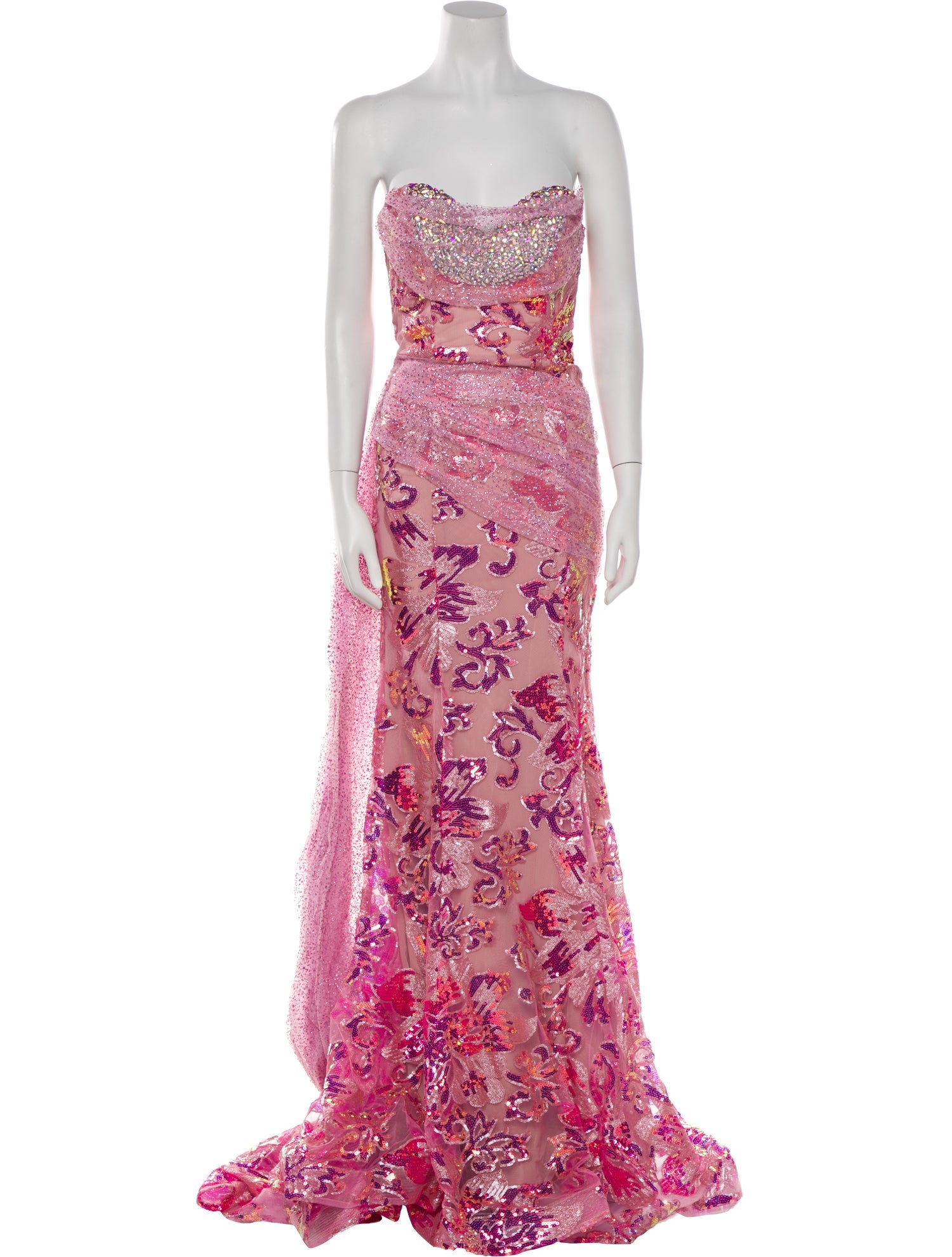 Portia & Scarlett Lace Pattern Long Dress w/ Tags