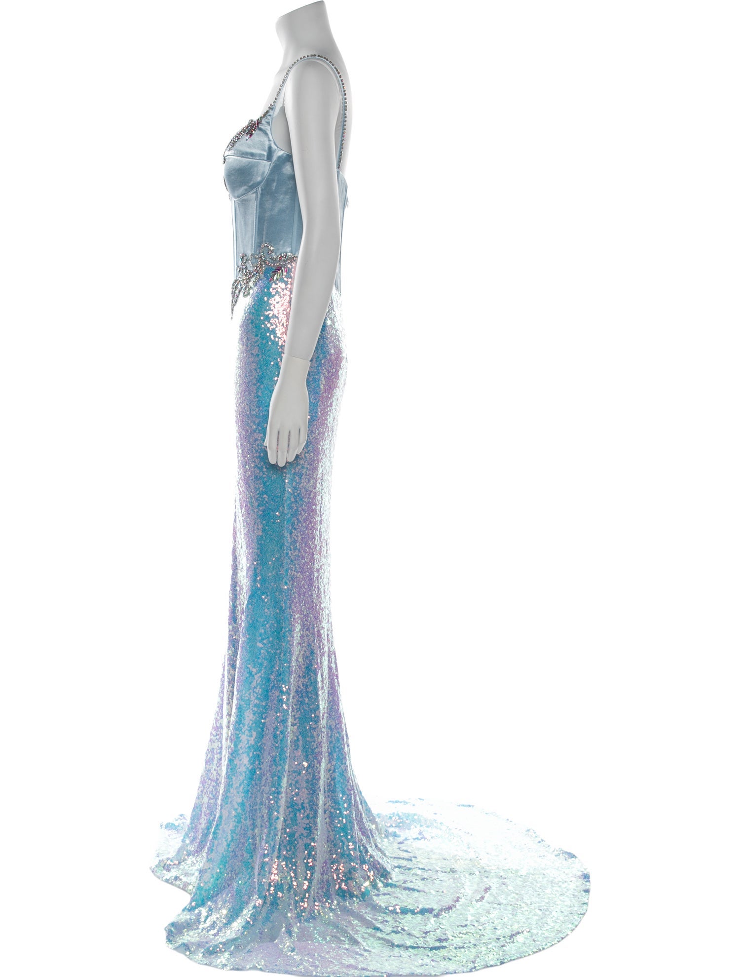 Portia & Scarlett Printed Long Dress w/ Tags