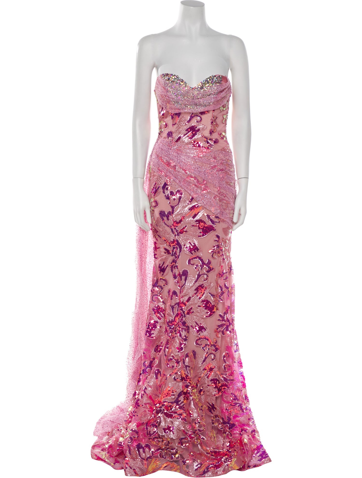 Portia & Scarlett Lace Pattern Long Dress w/ Tags