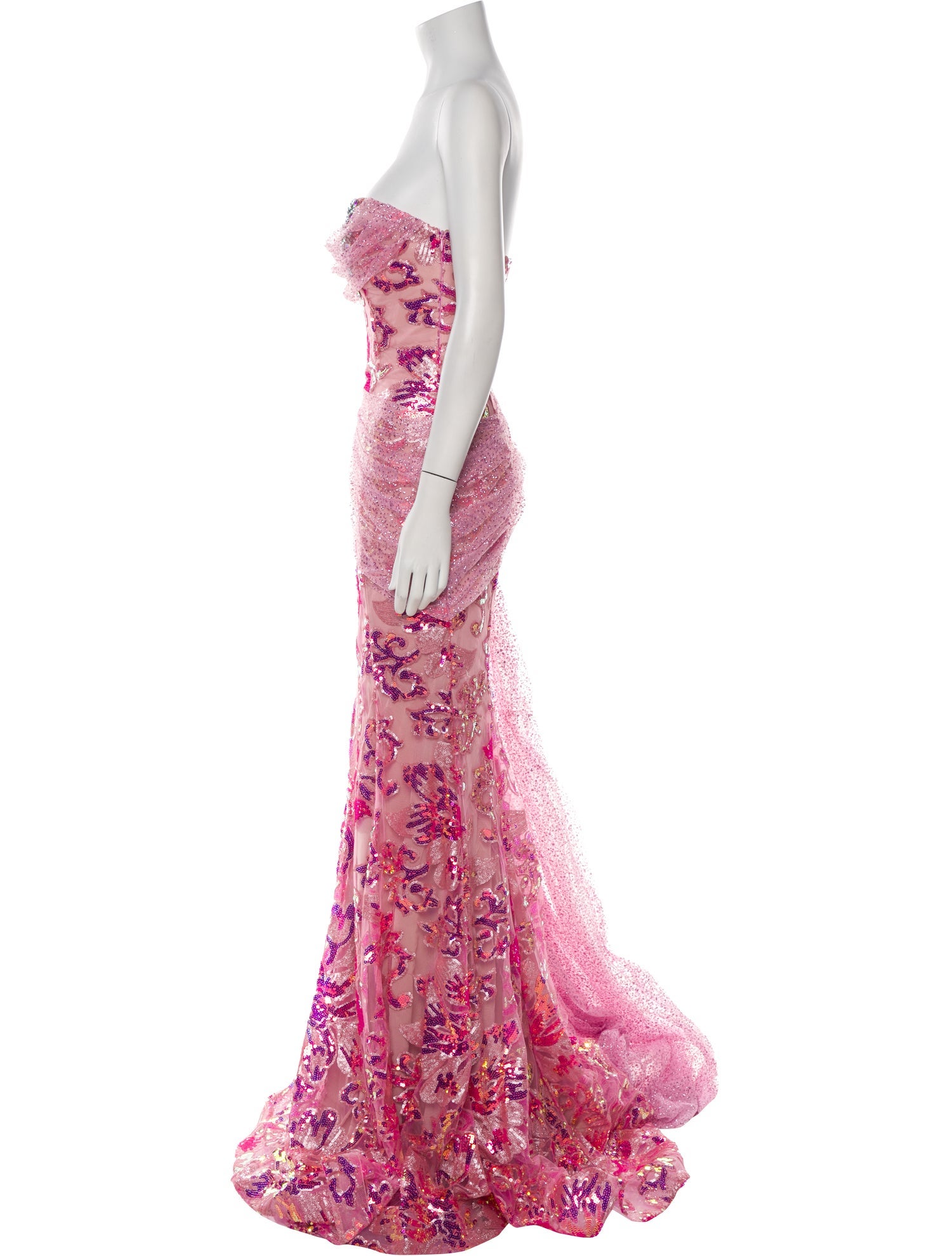 Portia & Scarlett Lace Pattern Long Dress w/ Tags