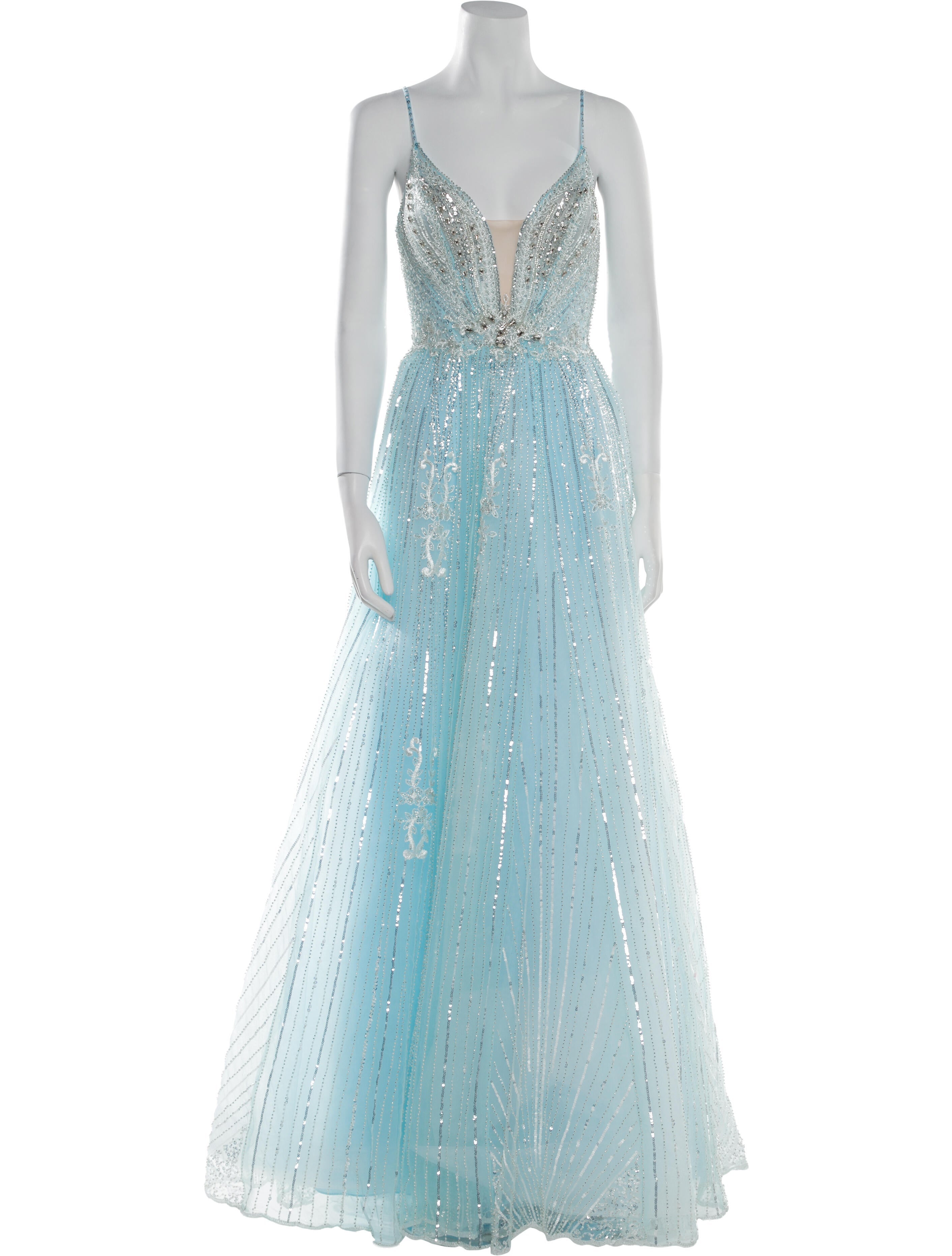 Portia & Scarlett Lace Pattern Long Dress w/ Tags