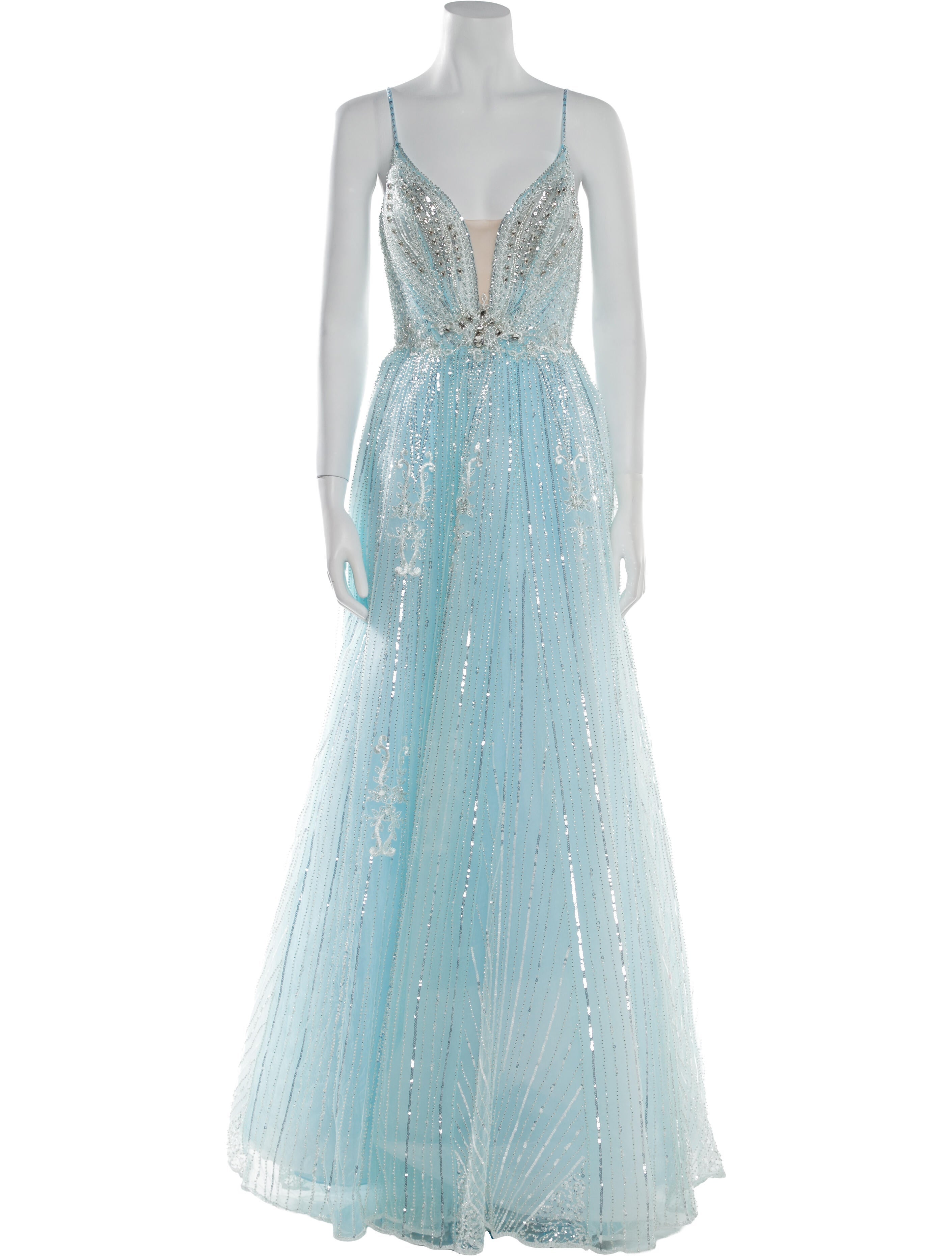 Portia & Scarlett Lace Pattern Long Dress w/ Tags