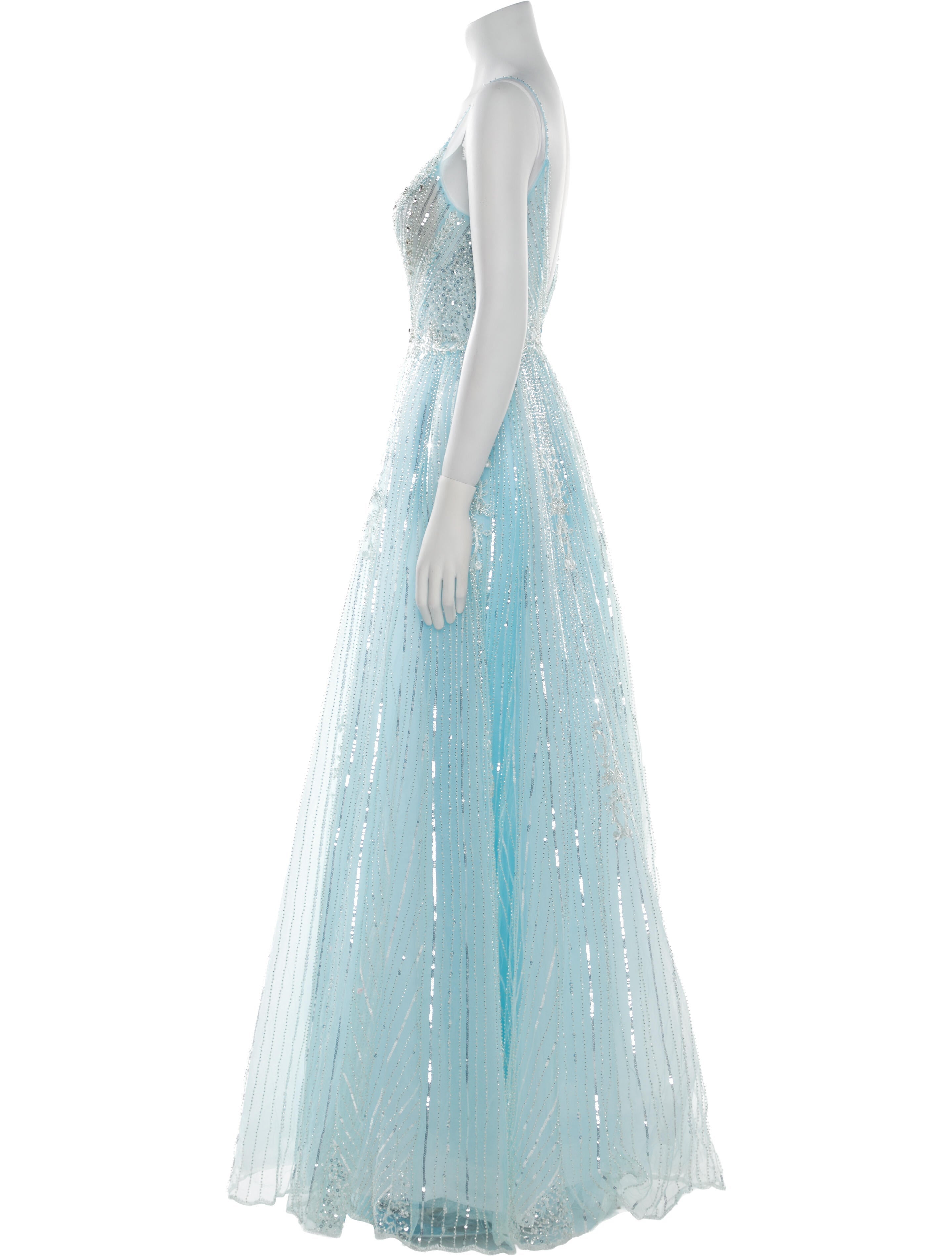 Portia & Scarlett Lace Pattern Long Dress w/ Tags