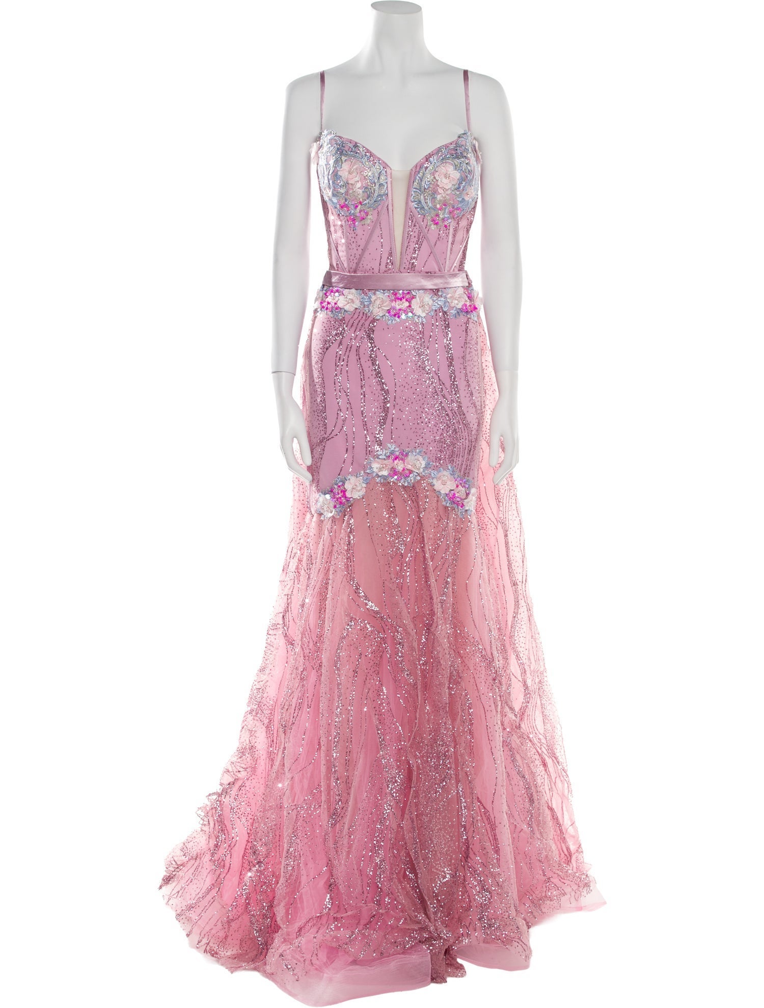 Portia & Scarlett Lace Pattern Long Dress w/ Tags