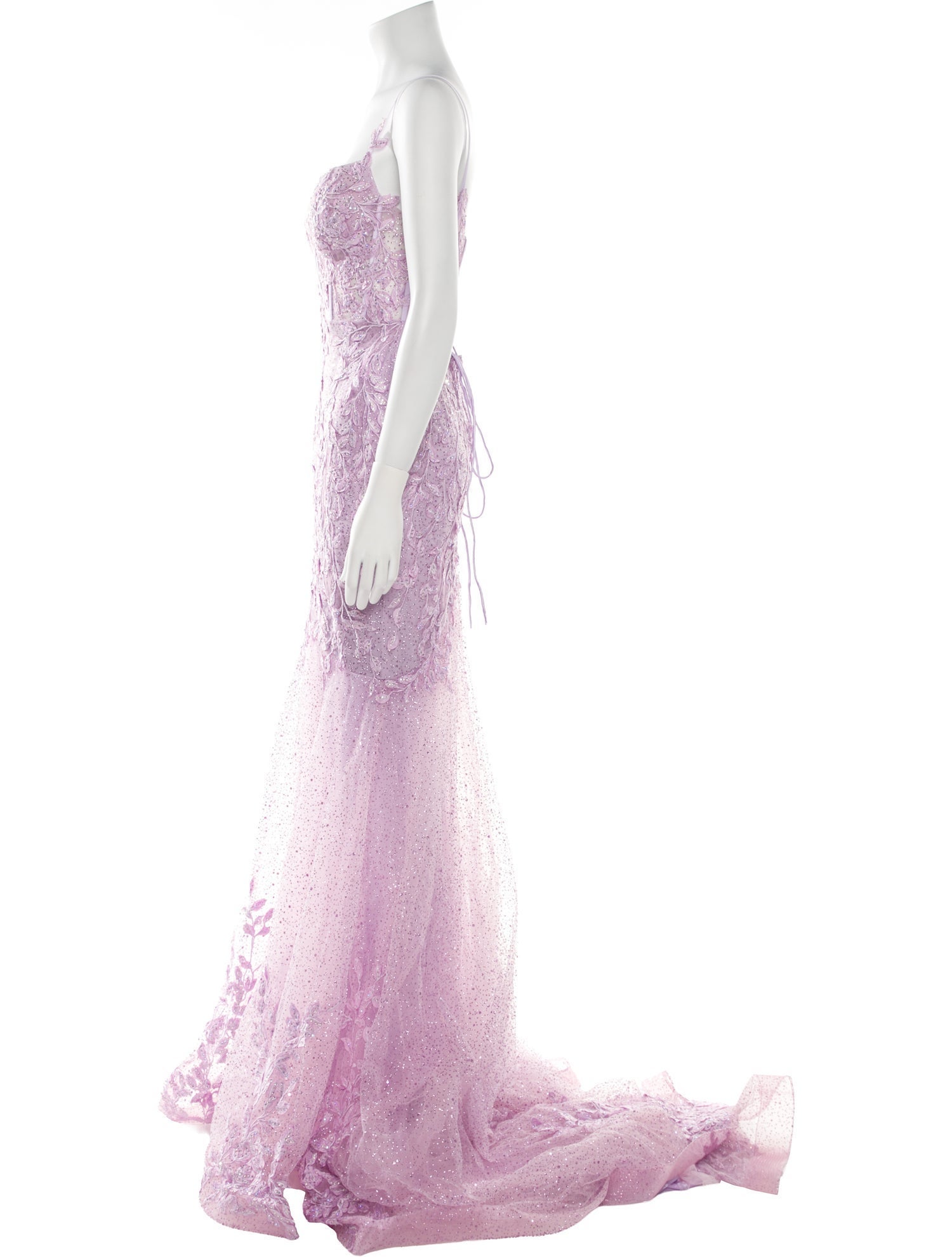 Portia & Scarlett Lace Pattern Long Dress w/ Tags