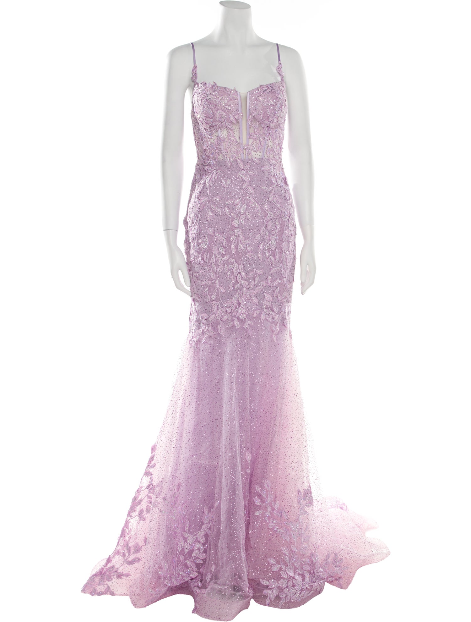 Portia & Scarlett Lace Pattern Long Dress w/ Tags