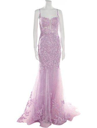 Portia & Scarlett Lace Pattern Long Dress w/ Tags