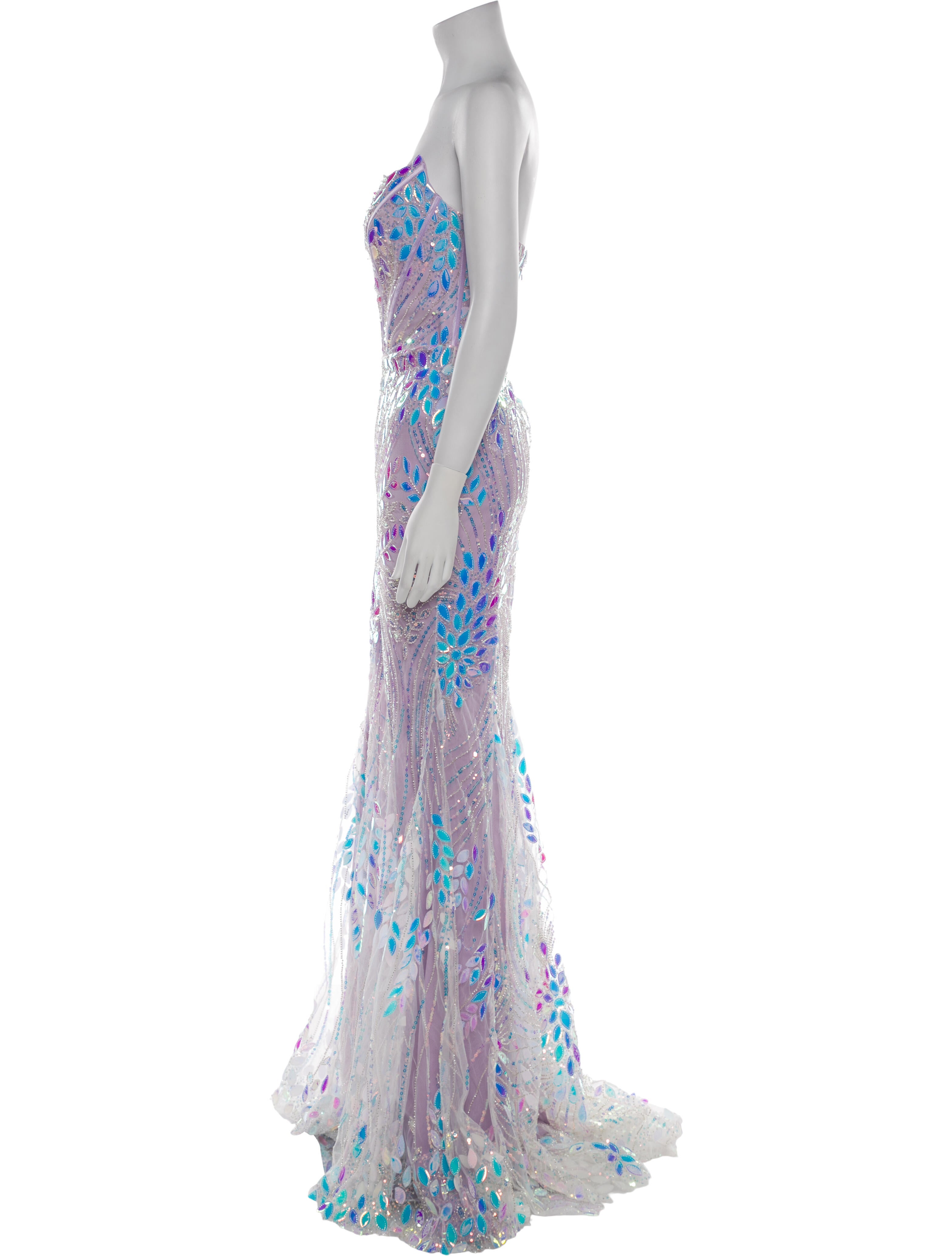 Portia & Scarlett Patterned Long Dress w/ Tags