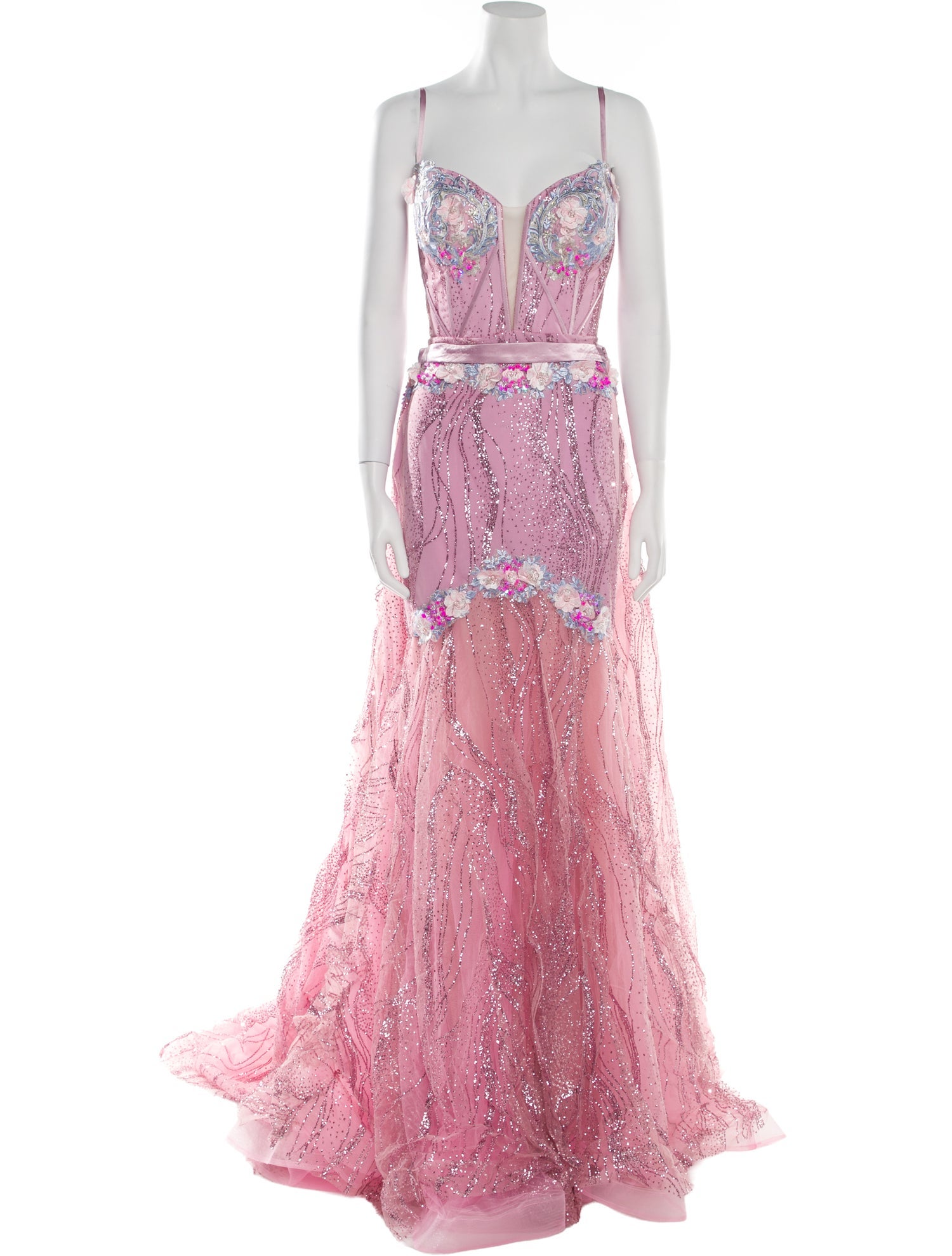 Portia & Scarlett Lace Pattern Long Dress w/ Tags