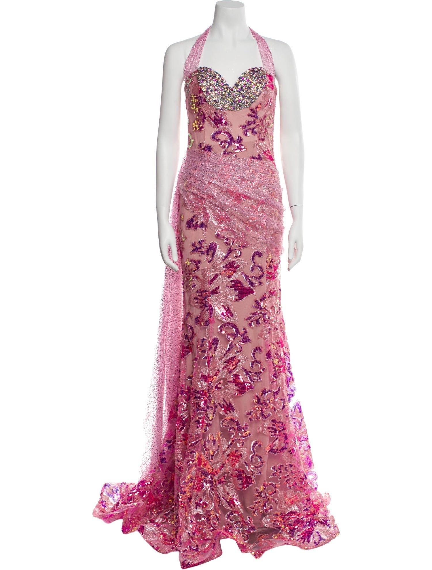 Portia & Scarlett Lace Pattern Long Dress w/ Tags