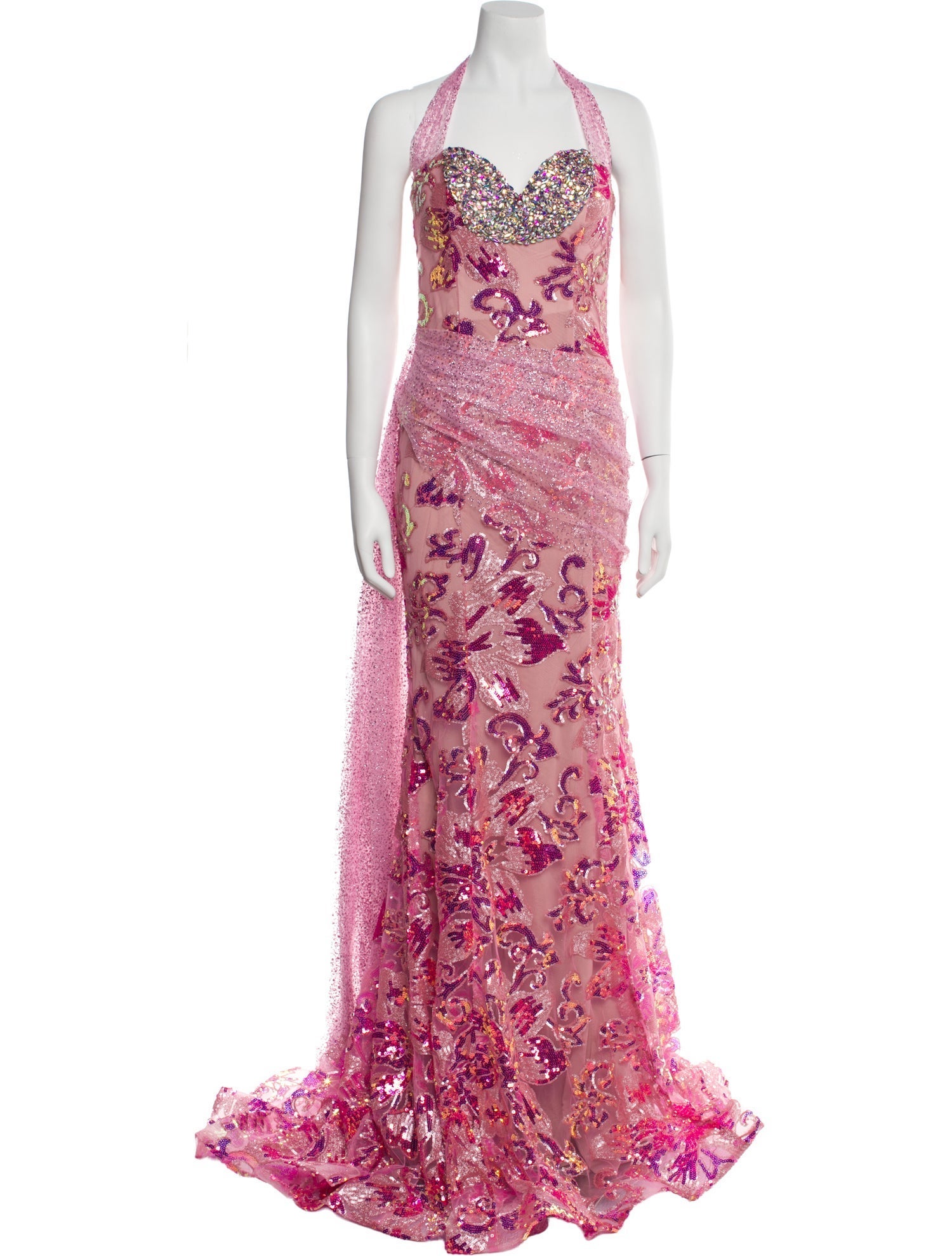 Portia & Scarlett Floral Print Long Dress w/ Tags