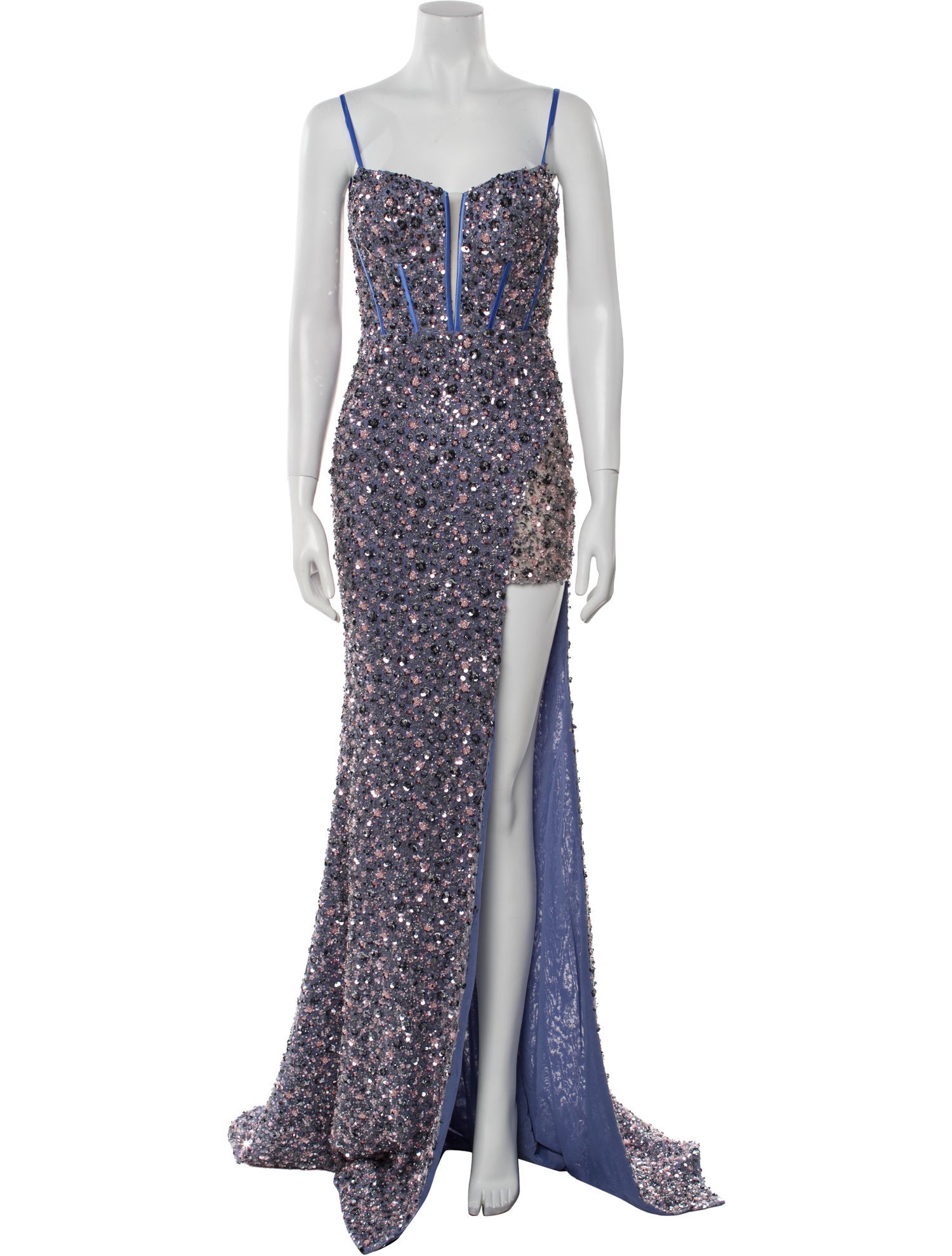 Portia & Scarlett Square Neckline Long Dress w/ Tags