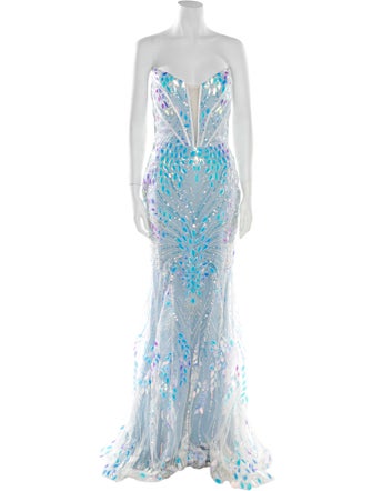 Portia & Scarlett Printed Long Dress