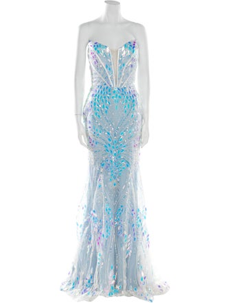 Portia & Scarlett Printed Long Dress