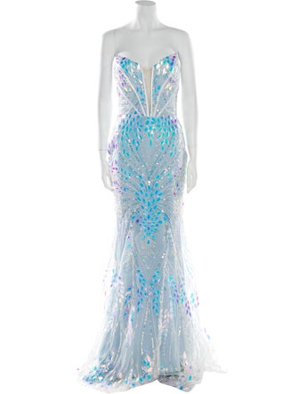 Portia & Scarlett Printed Long Dress