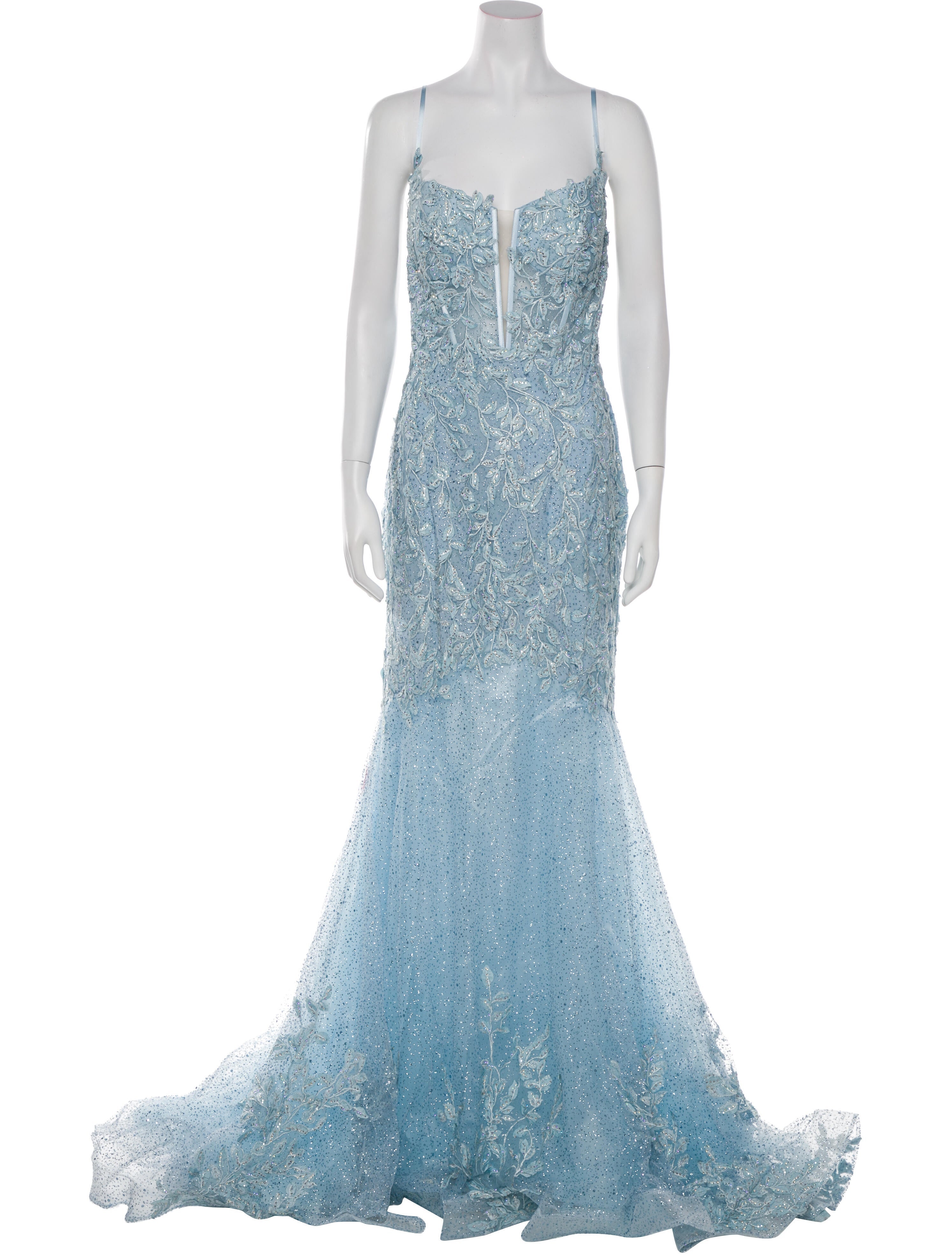 Portia & Scarlett Lace Pattern Long Dress