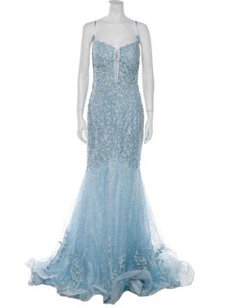 Portia & Scarlett Square Neckline Long Dress