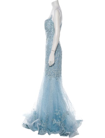 Portia & Scarlett Square Neckline Long Dress