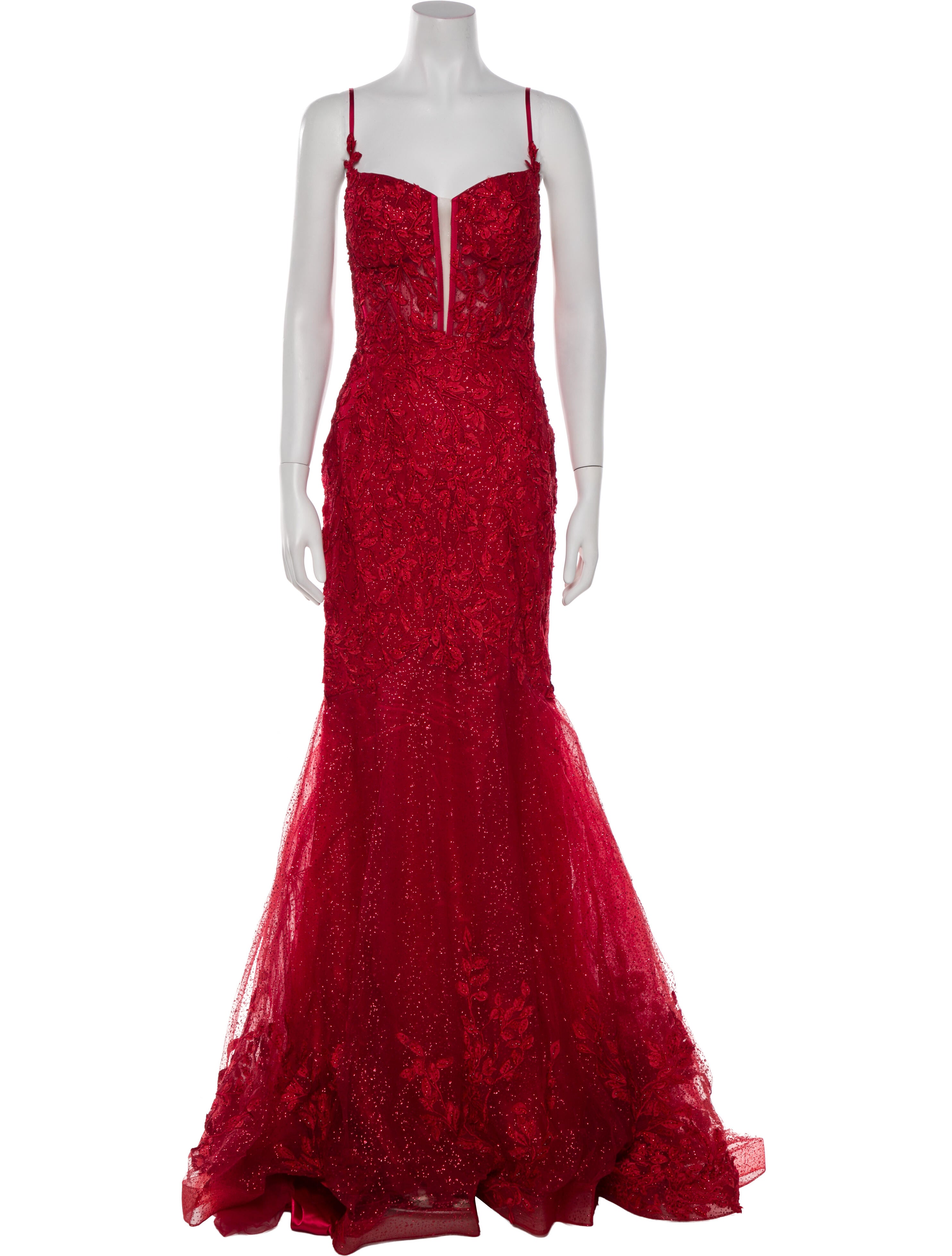 Portia & Scarlett Square Neckline Long Dress