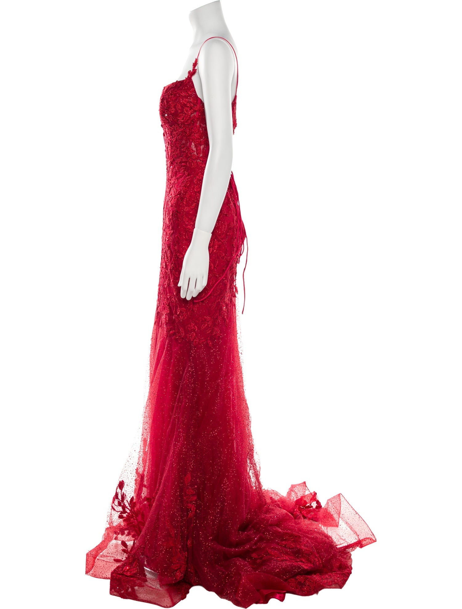 Portia & Scarlett Lace Pattern Long Dress w/ Tags