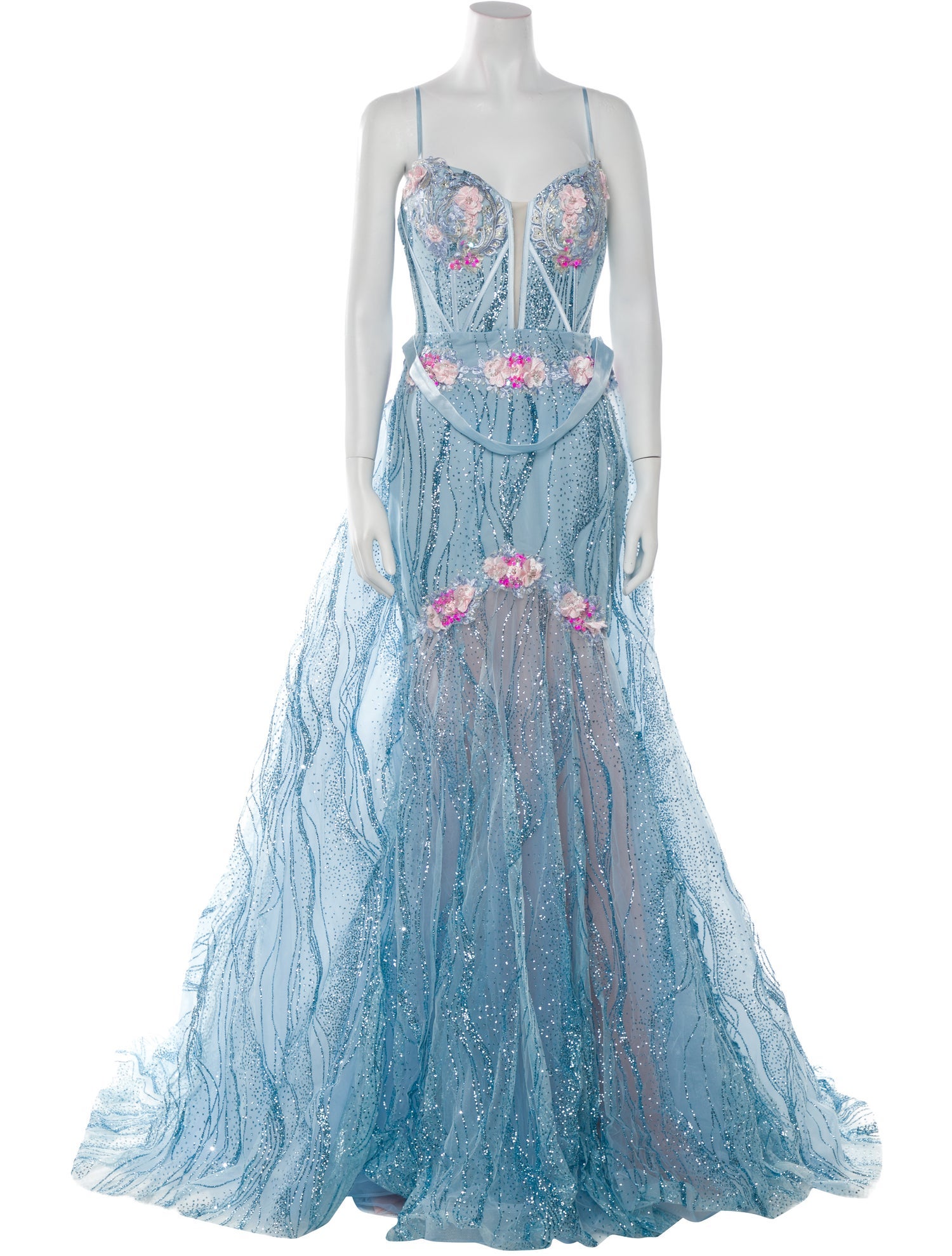 Portia & Scarlett Patterned Long Dress w/ Tags