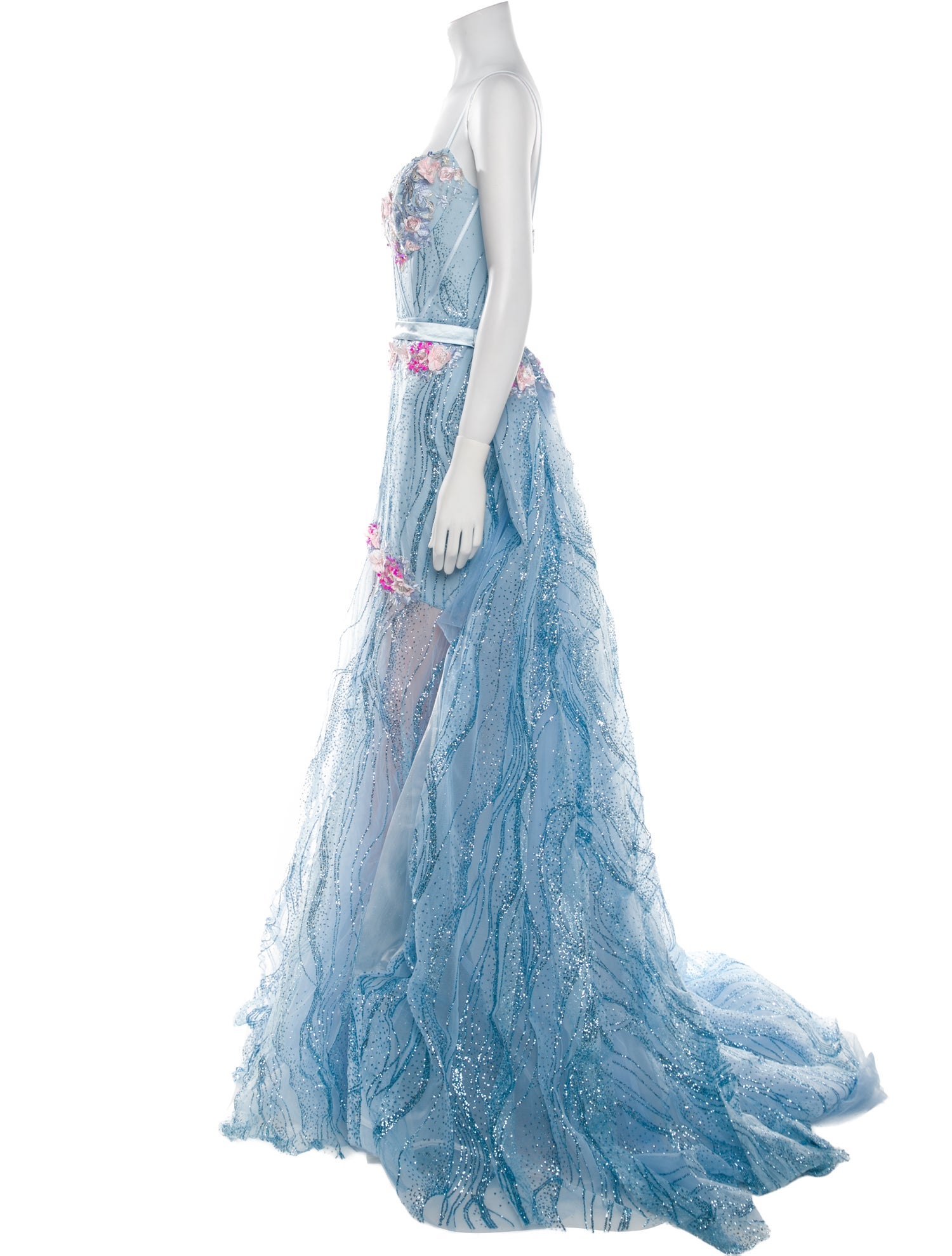 Portia & Scarlett Floral Print Long Dress w/ Tags