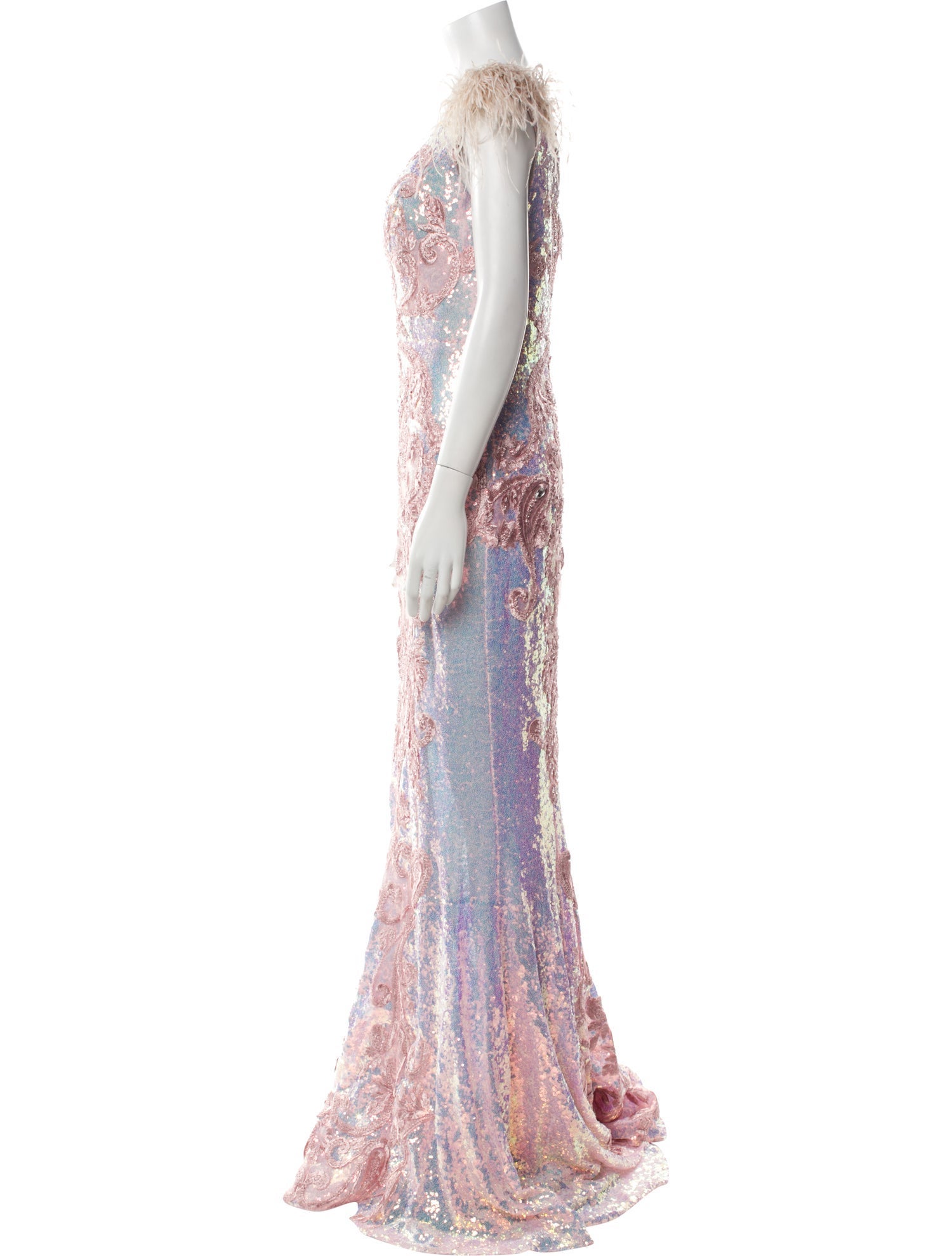 Portia & Scarlett Lace Pattern Long Dress w/ Tags