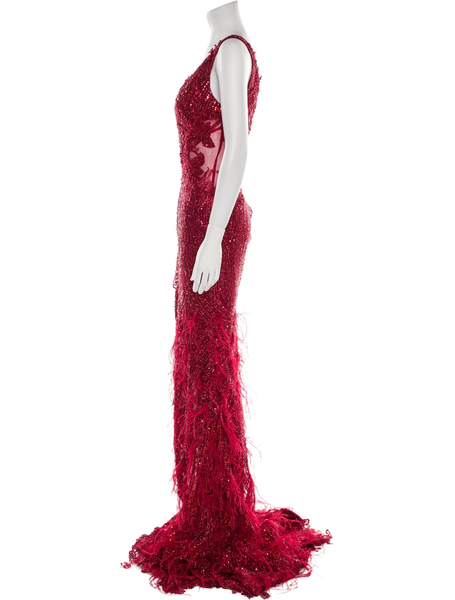 Portia & Scarlett Lace Pattern Long Dress