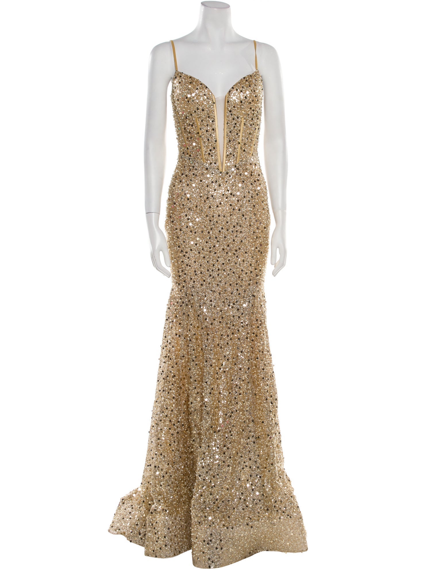 Portia & Scarlett Lace Pattern Long Dress w/ Tags