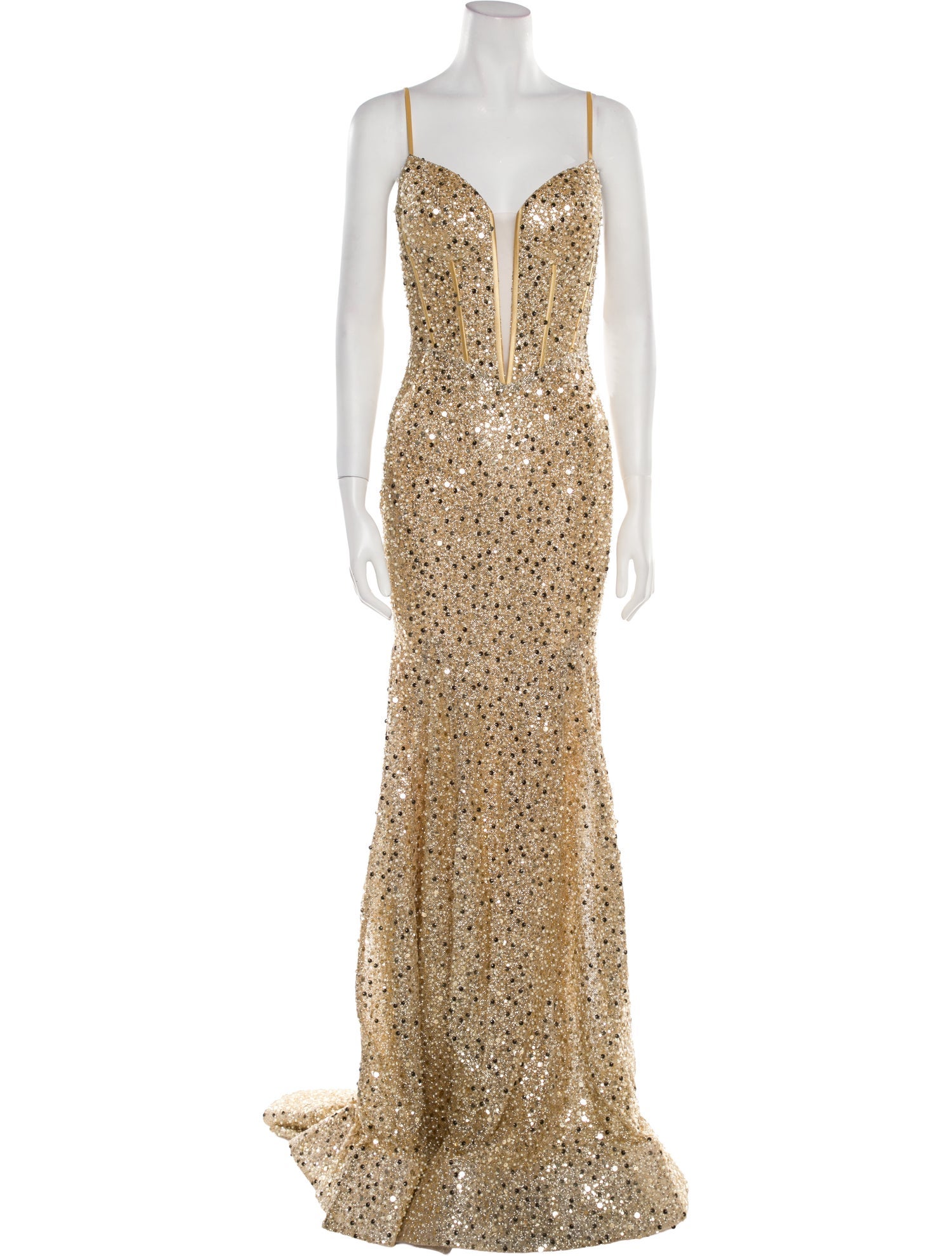 Portia & Scarlett Lace Pattern Long Dress w/ Tags