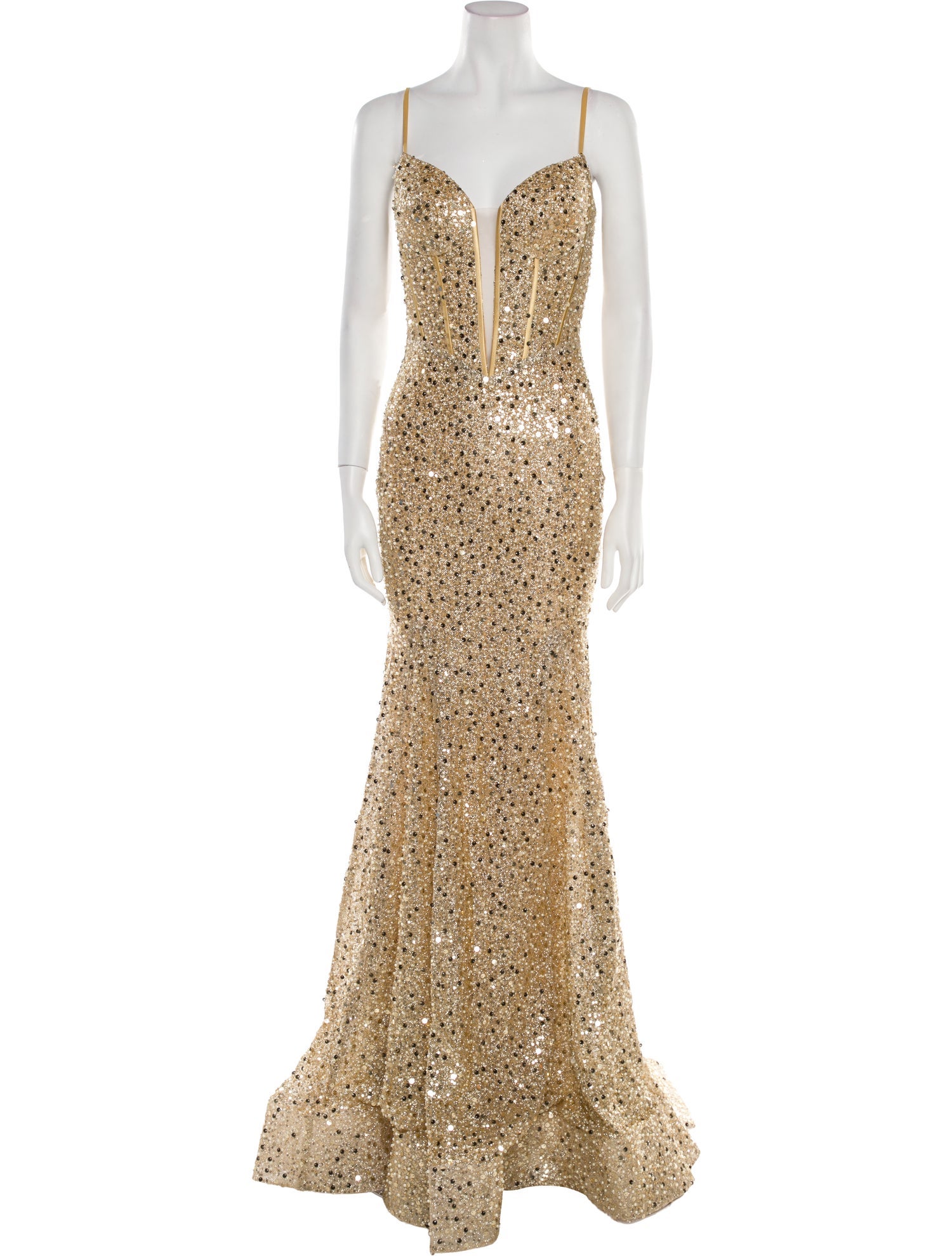 Portia & Scarlett Lace Pattern Long Dress w/ Tags