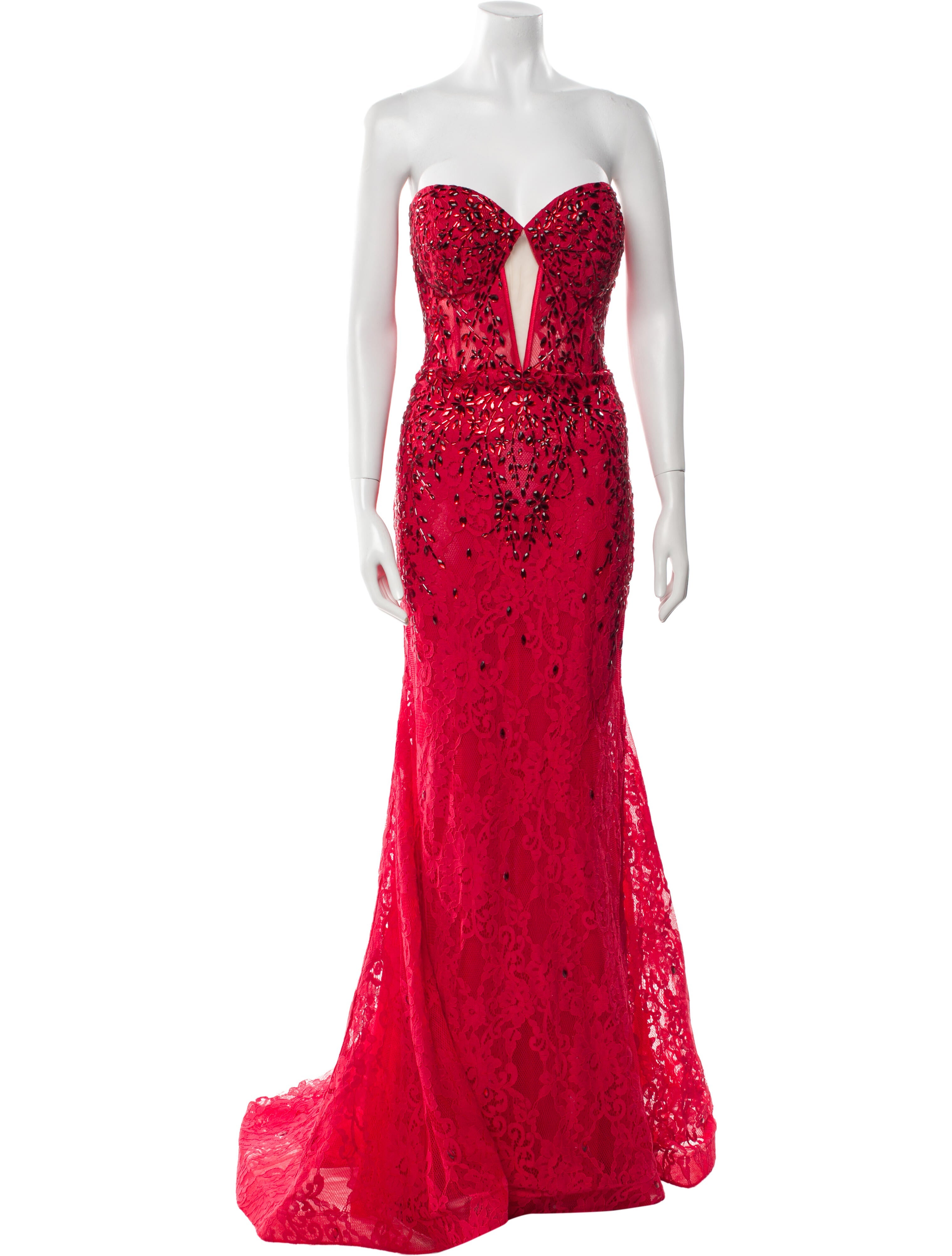 Portia & Scarlett Lace Pattern Long Dress w/ Tags