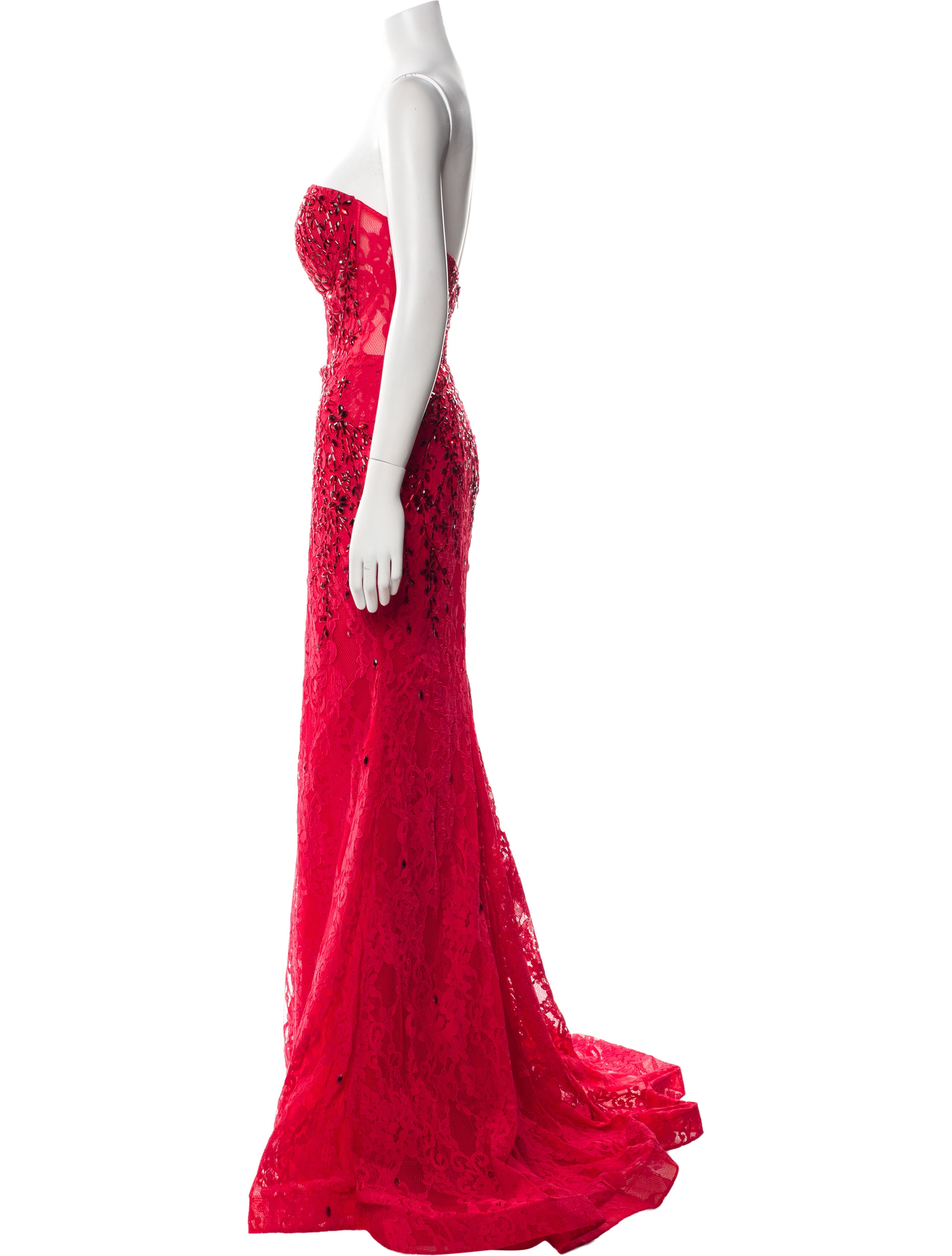 Portia & Scarlett Lace Pattern Long Dress w/ Tags