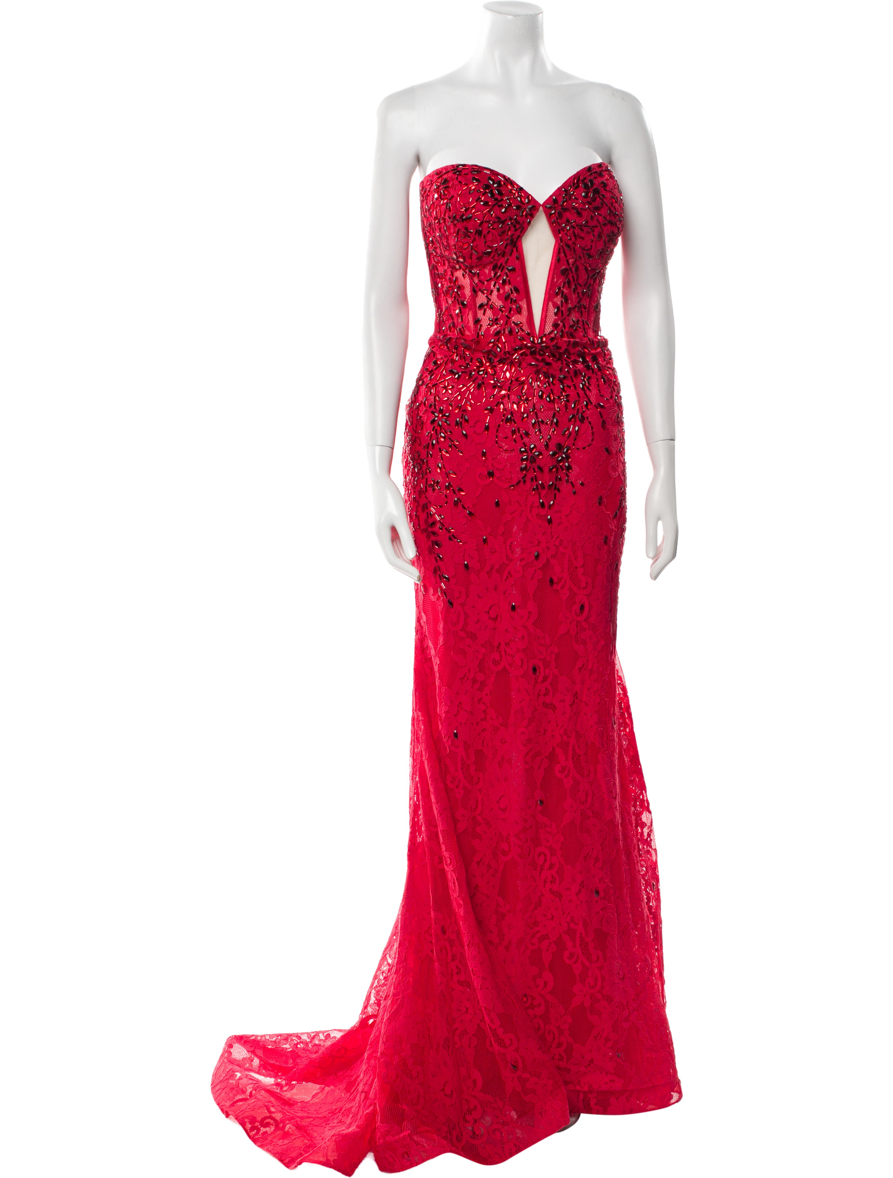 Portia & Scarlett Lace Pattern Long Dress w/ Tags