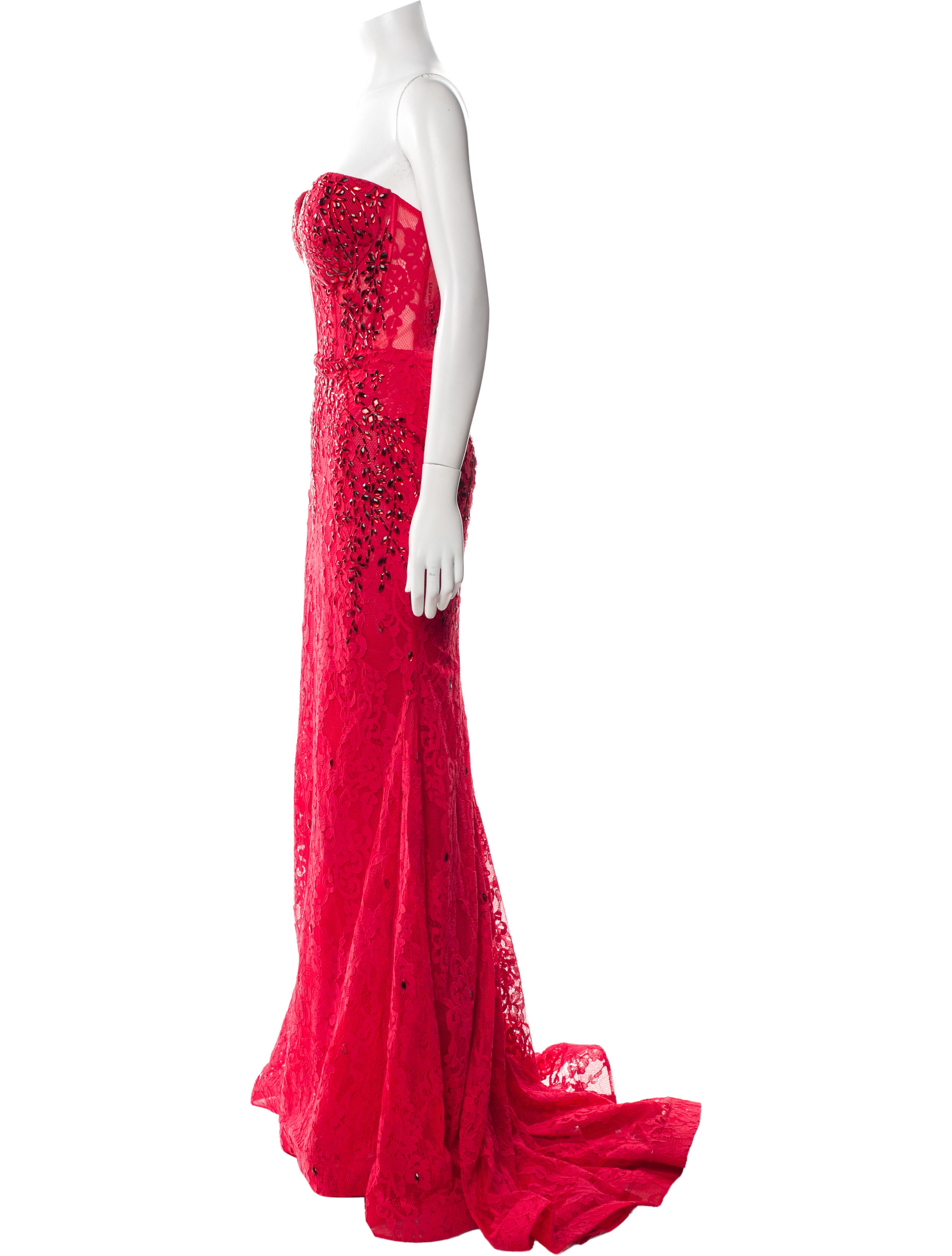 Portia & Scarlett Lace Pattern Long Dress w/ Tags