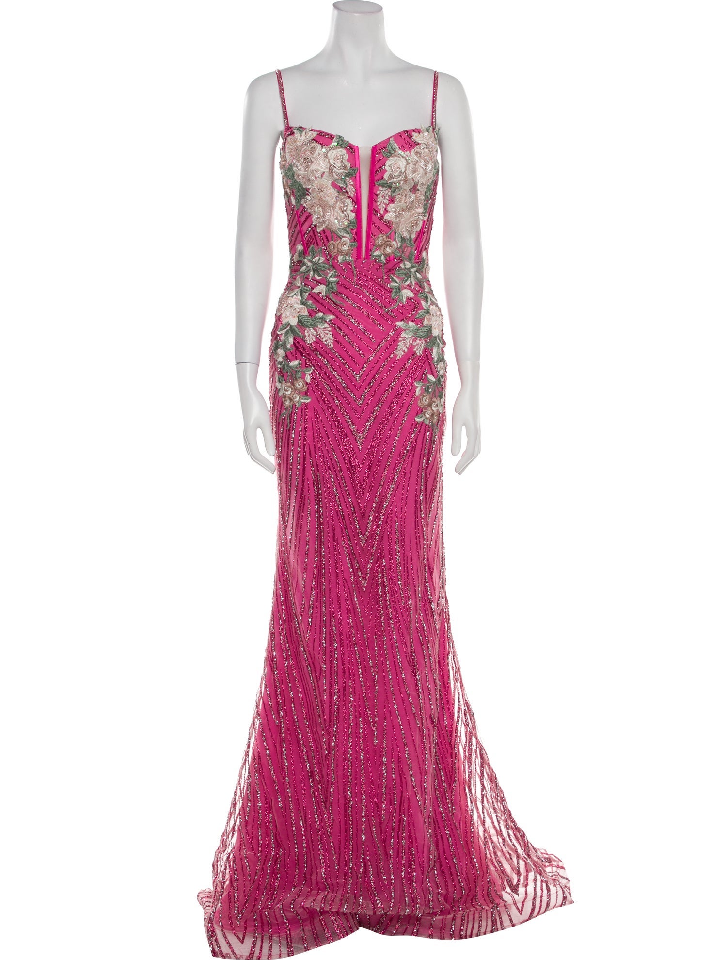 Portia & Scarlett Printed Long Dress w/ Tags