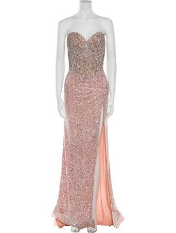 Portia & Scarlett Dresses Strapless Long Dress M