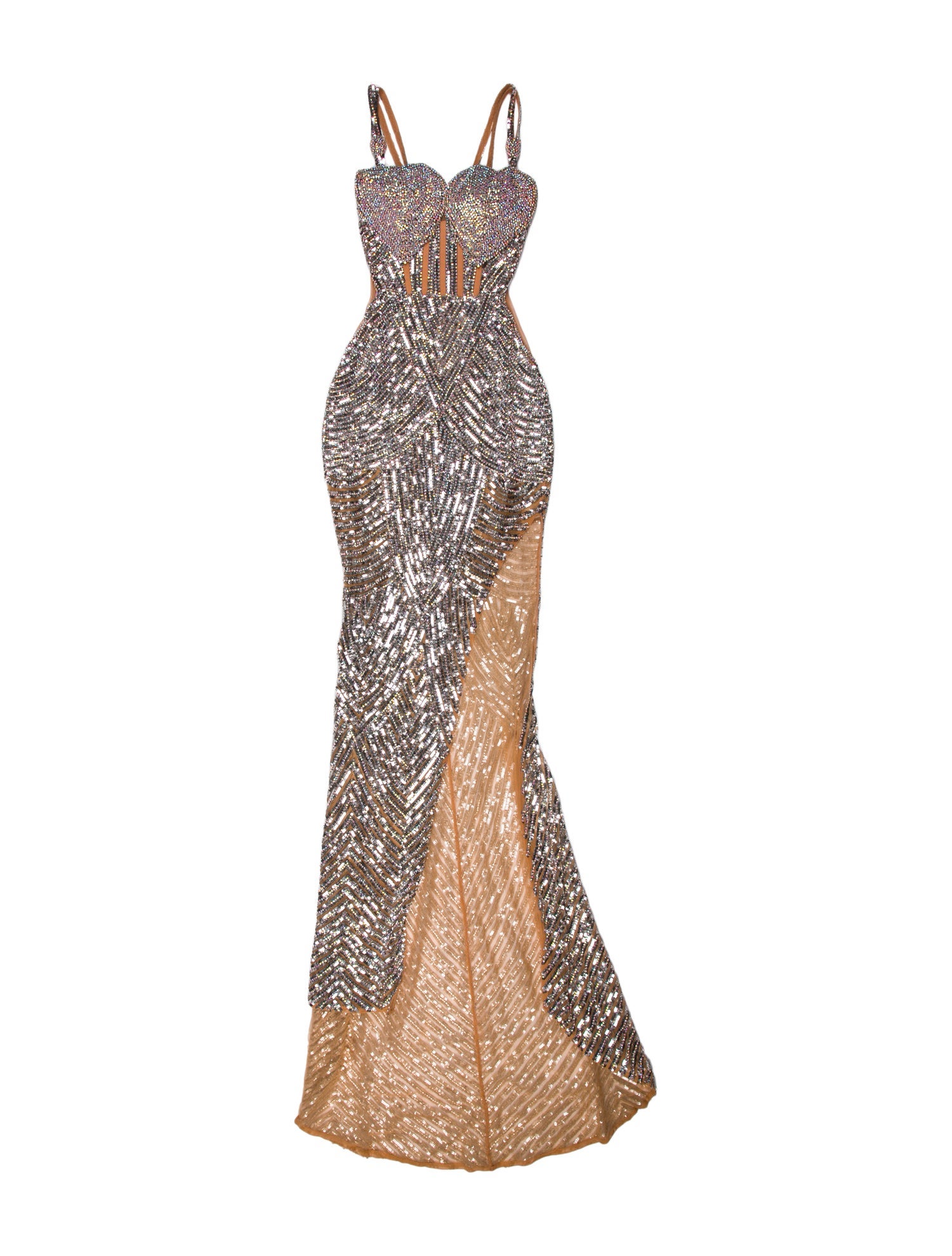 Portia & Scarlett Printed Long Dress w/ Tags