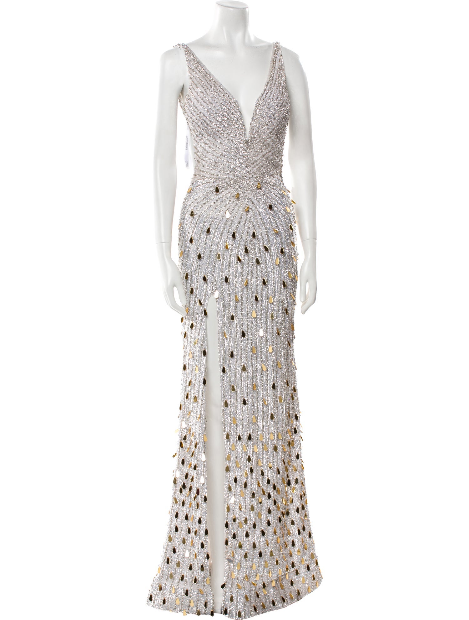 Portia & Scarlett Lace Pattern Long Dress