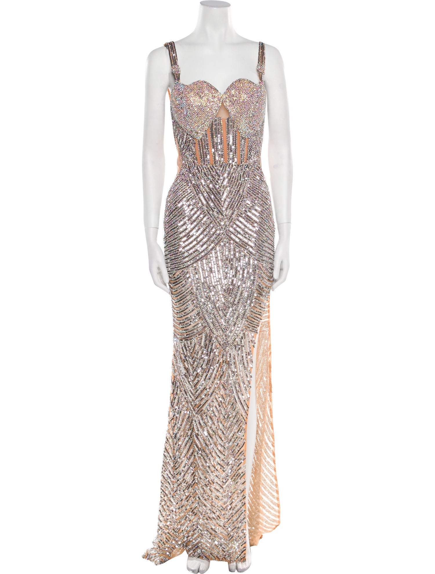 Portia & Scarlett Printed Long Dress w/ Tags